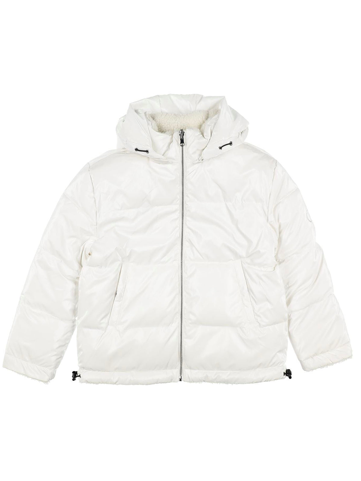 TWINSET Girl's Reversible puffer jacket with faux fur-222GJ211E