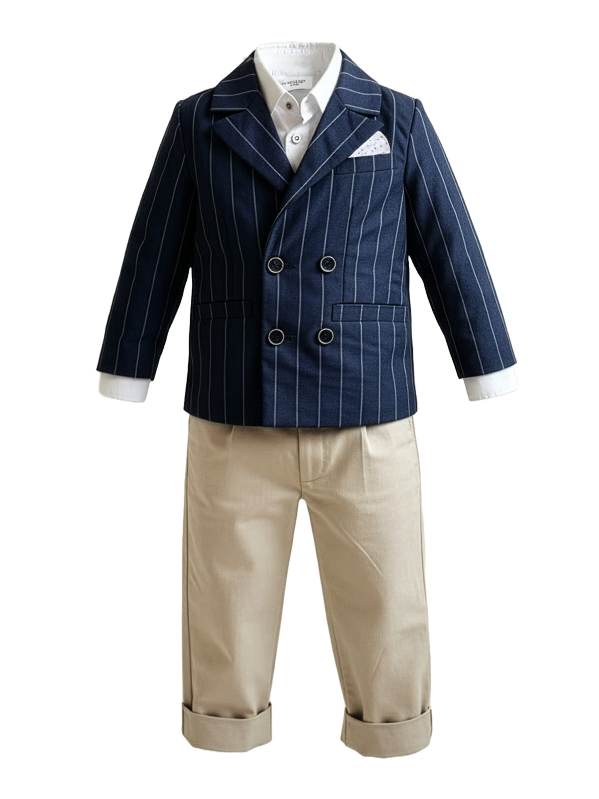 Βαμβακερό Σύνολο Βάπτισης για αγοράκι 6τεμ.-EDGAR