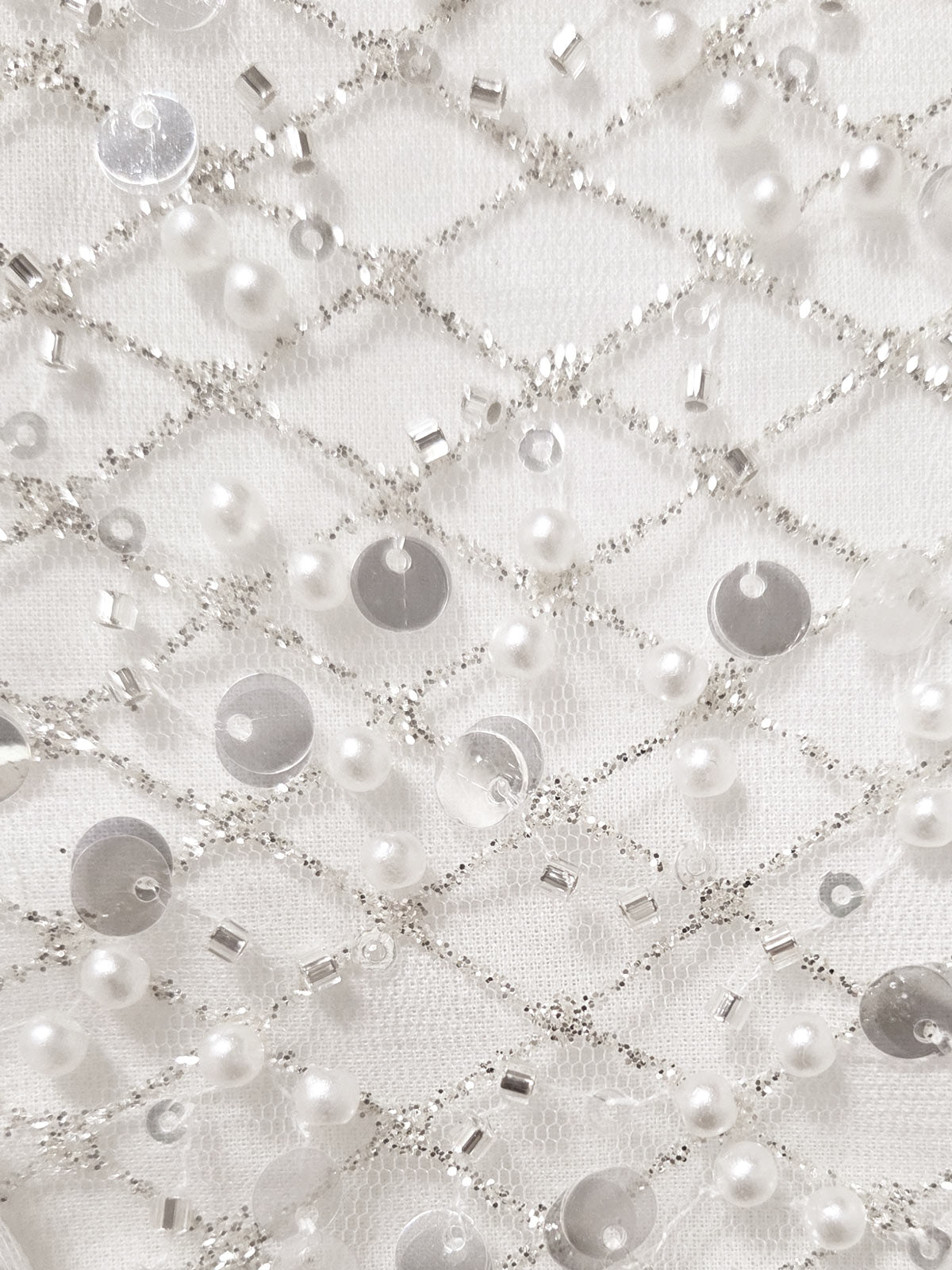 Girl's Tulle dress with sequin-ERIKA Nude