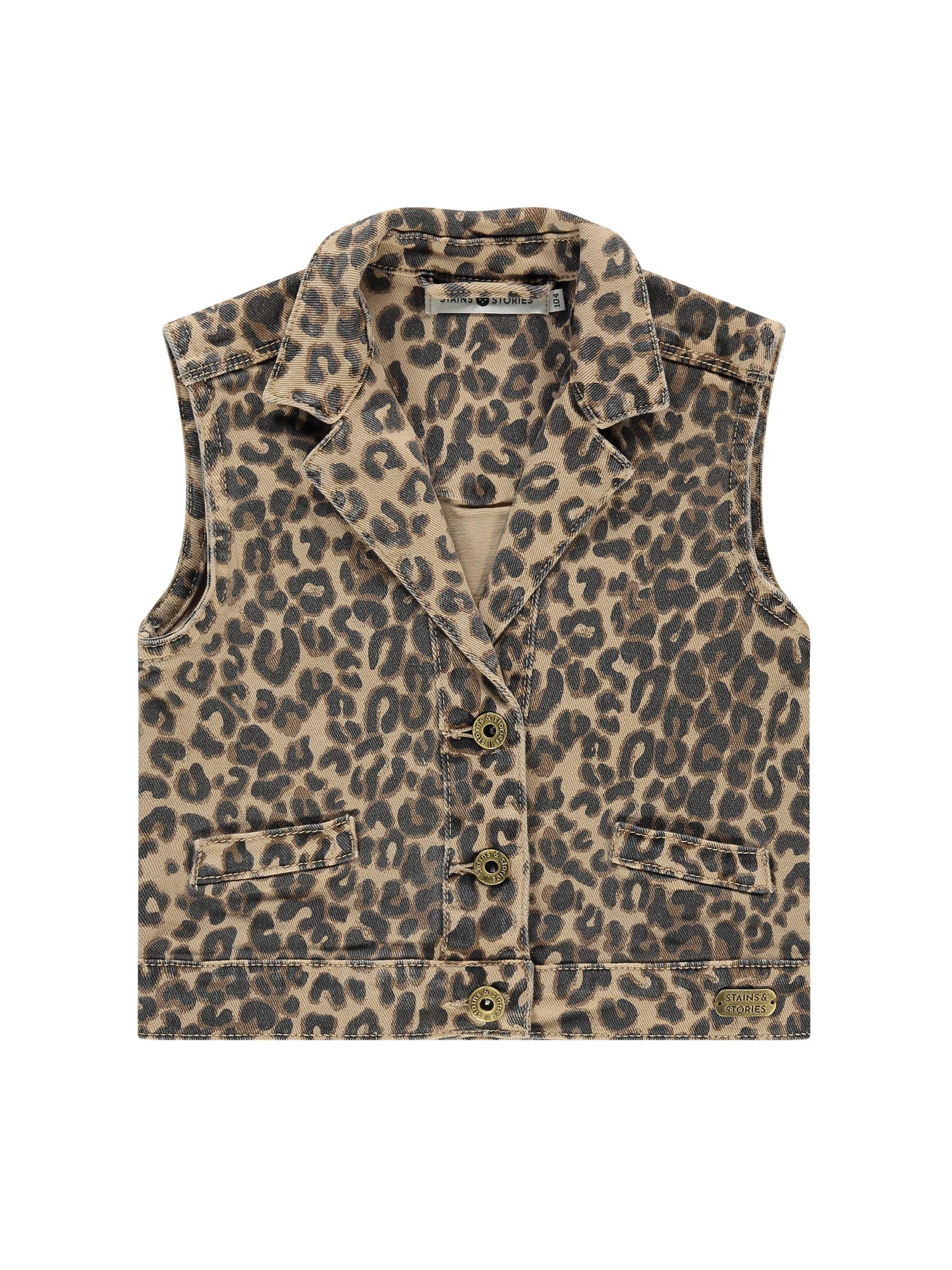 Babyface- Κοριτσίστικο βαμβακερό γιλέκο με τύπωμα