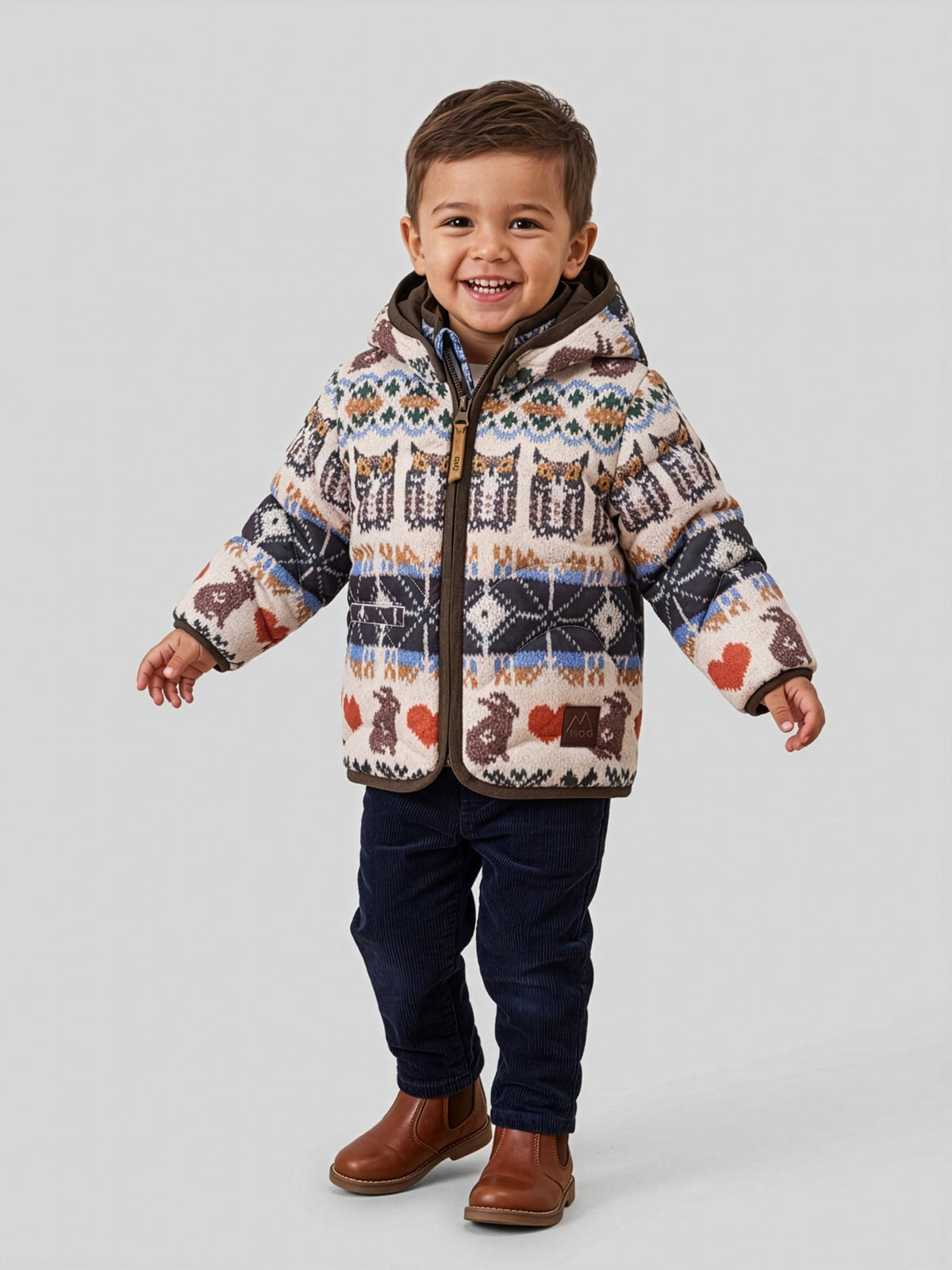 Molo baby water-repellent thermal jacket-HARMONY-5W26M326