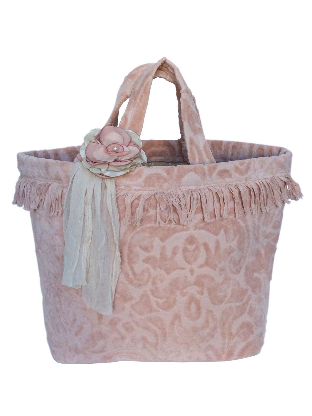 Baptism Cotton bag with fringes-HELIOS