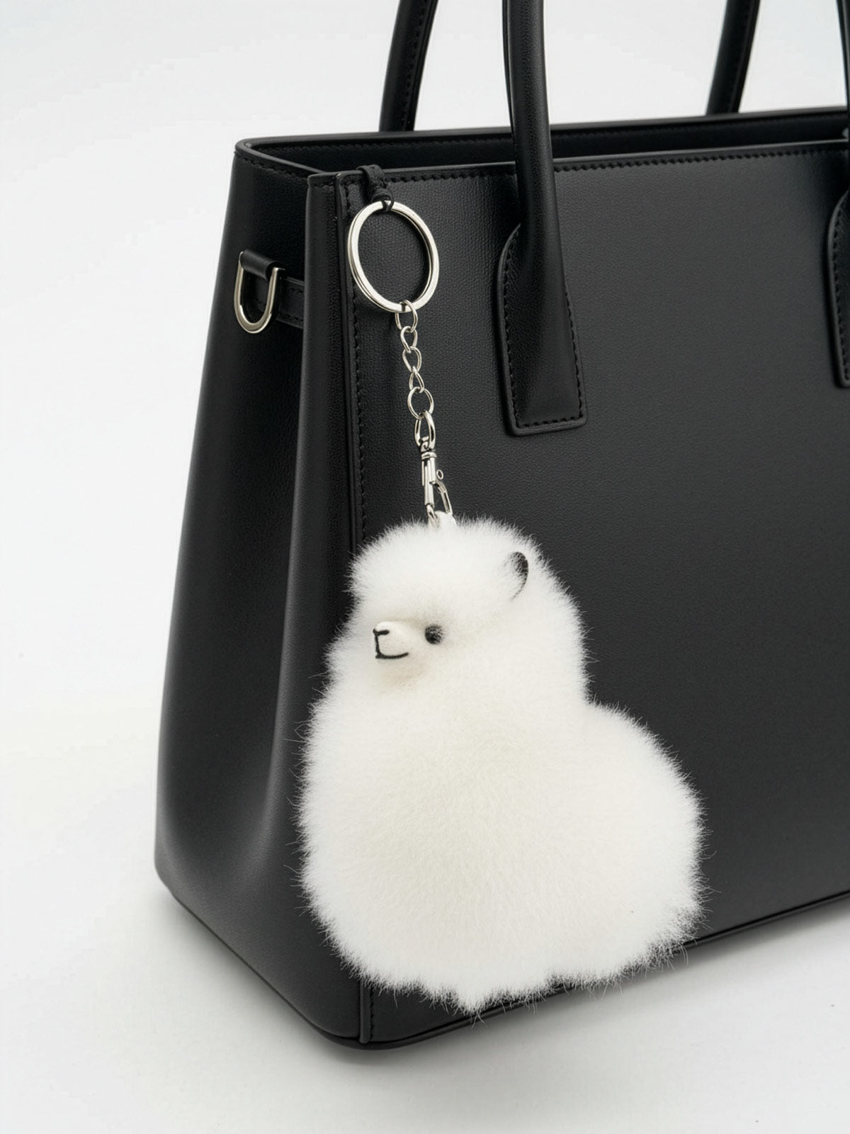 Inkari Alpaca-Mini-Me Keychain-Bag Charm-White