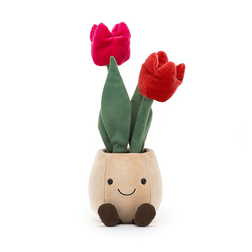 Jellycat soft toy Amuseable Tulip Pot-A2TP