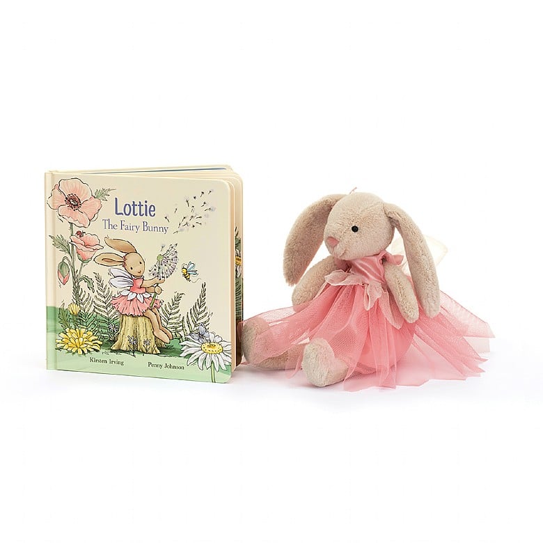 Jellycat Lottie Fairy Bunny Book-BK4LOTBF