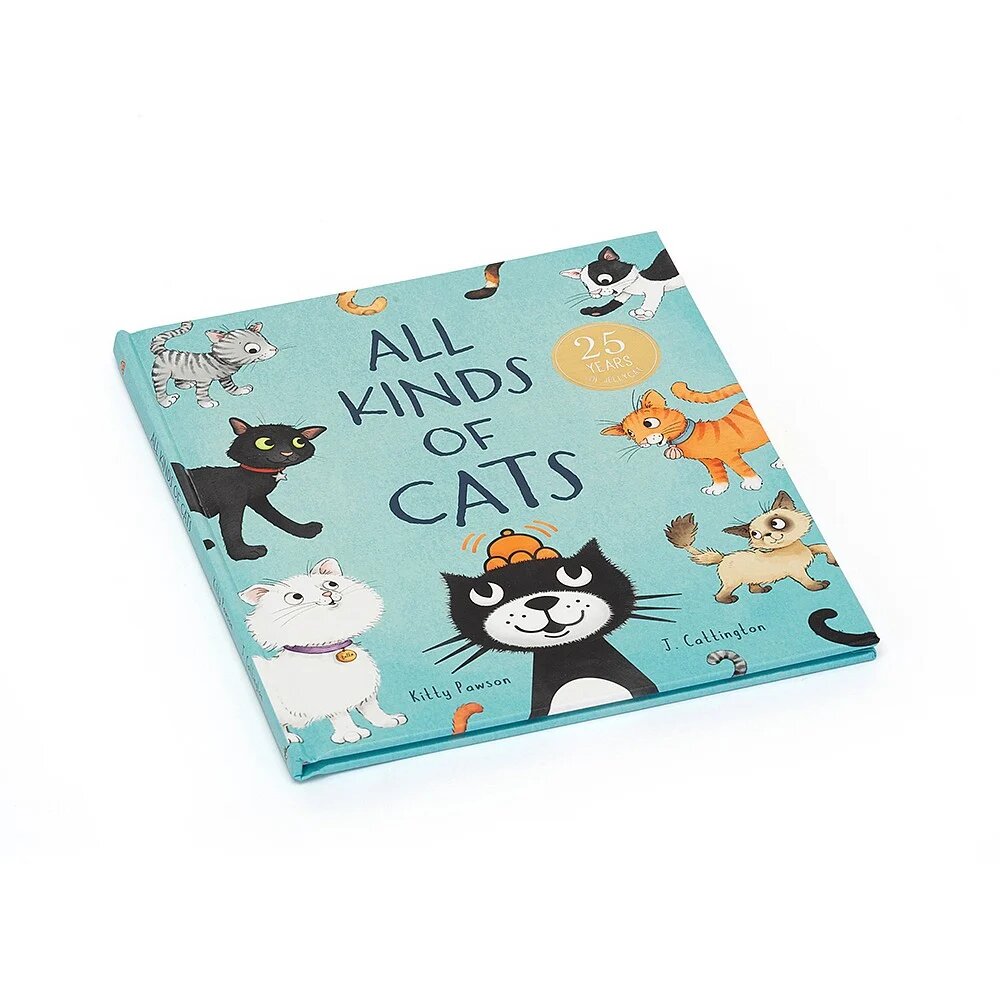 Jellycat All Kinds of Cats Book-BK4CATS