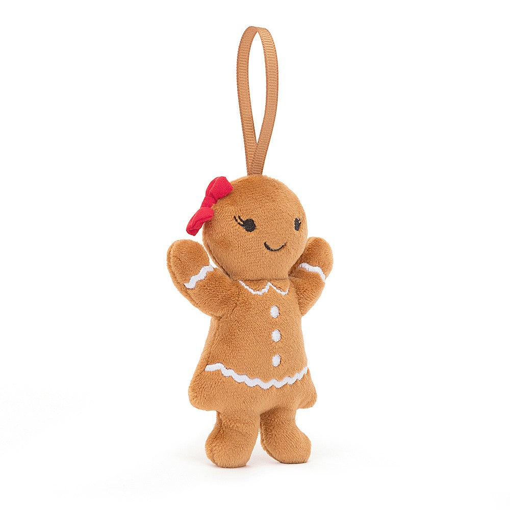 Jellycat soft toy Festive Folly Gingerbread Ruby- FFH6GW