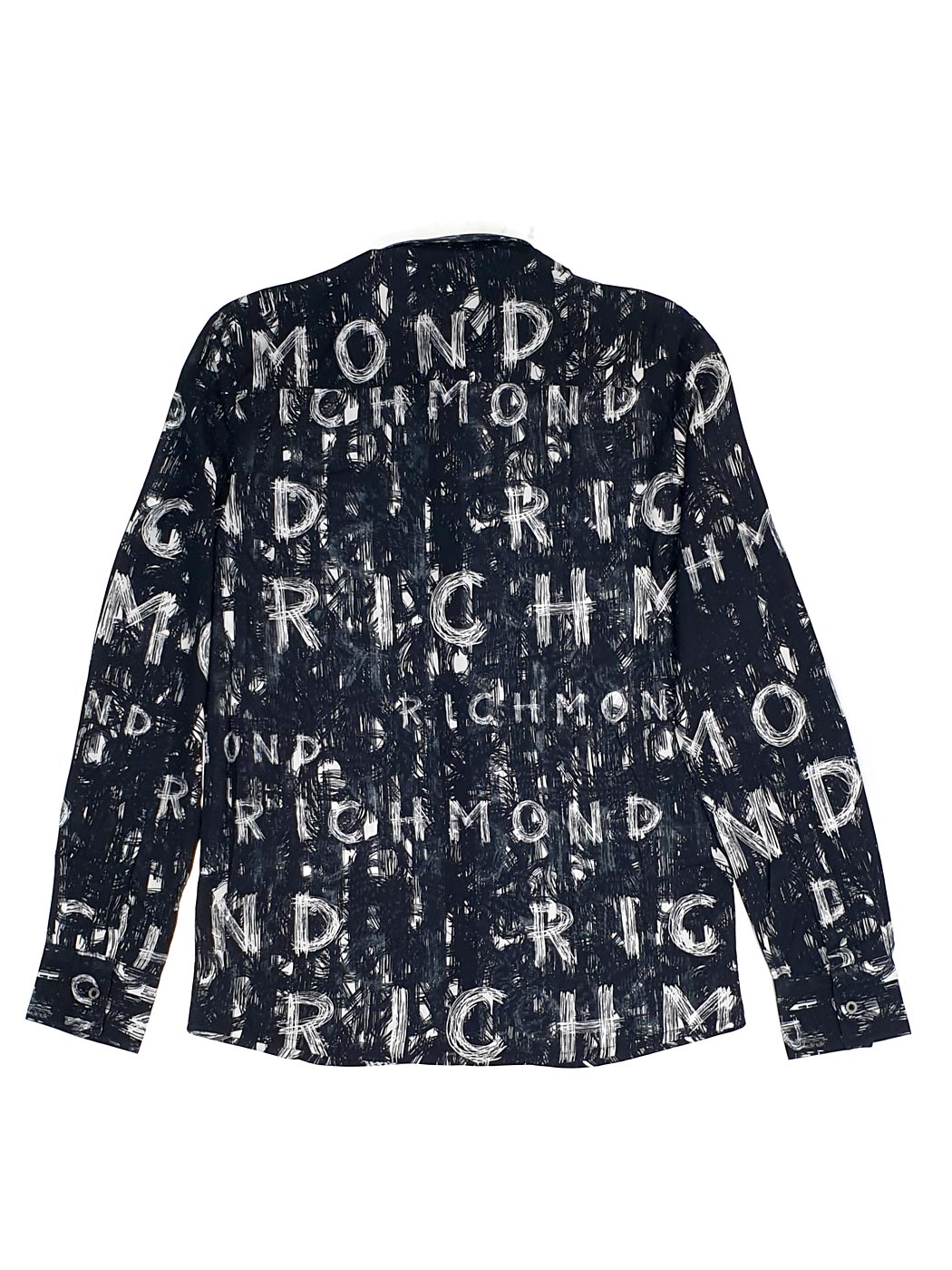 John Richmond shirt with all-over graphic print