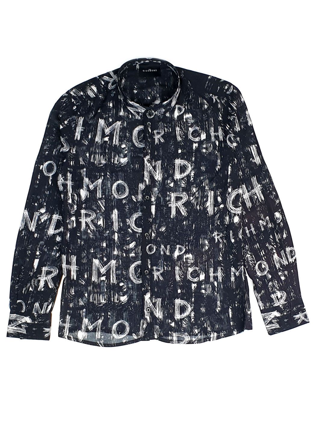 John Richmond shirt with all-over graphic print