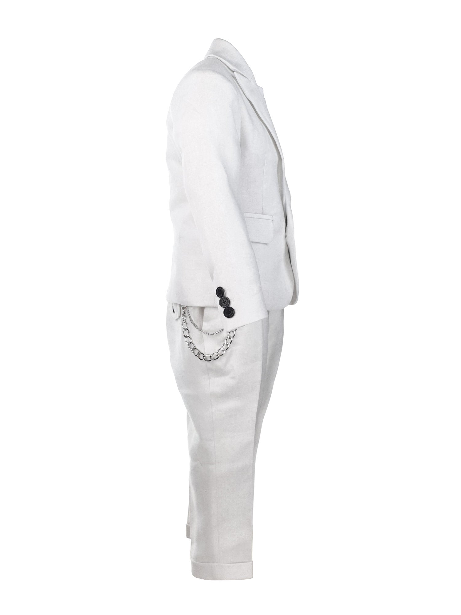 John Richmond Linen outfit for boy set 2 pcs