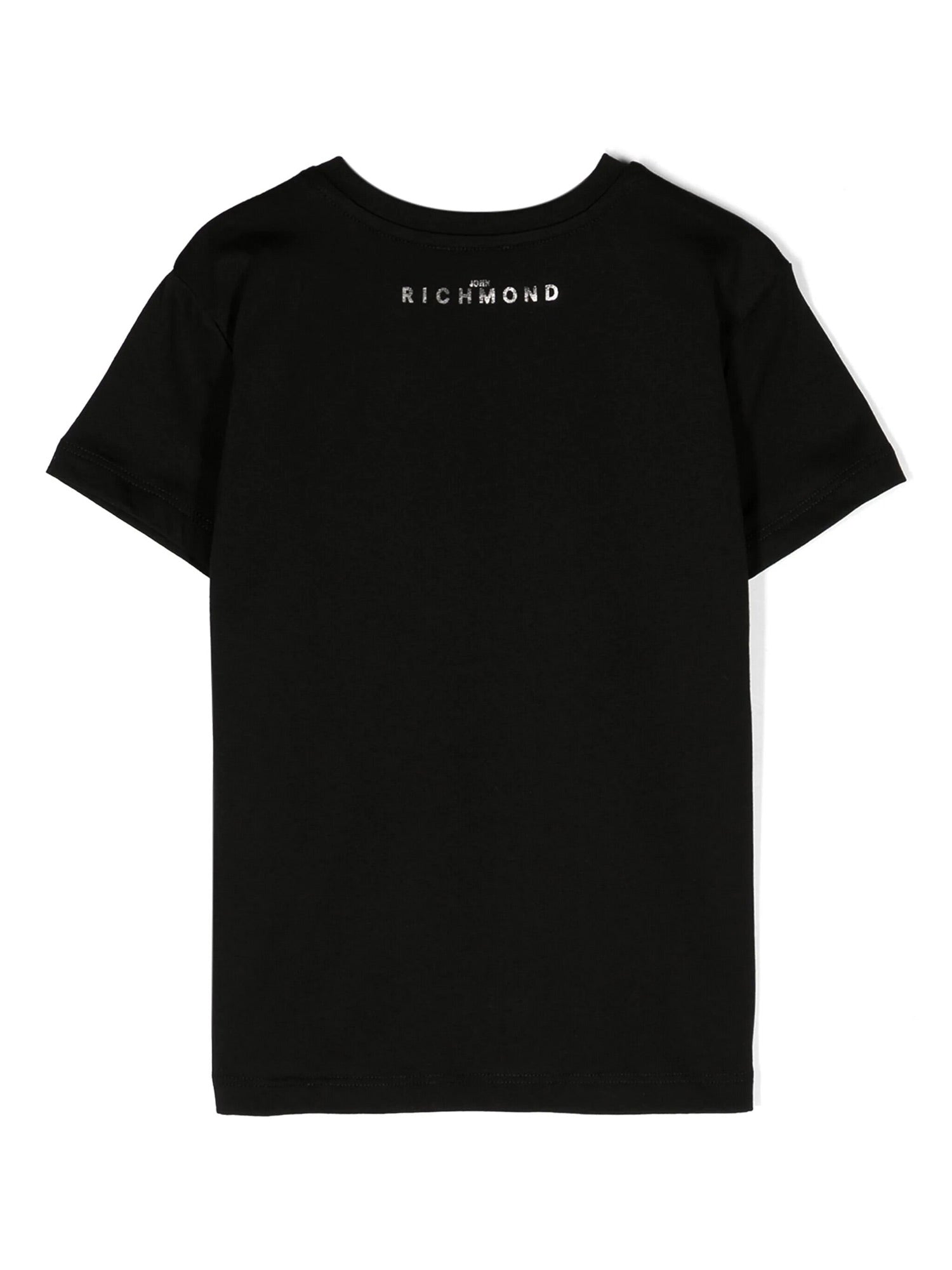 John Richmond T-shirt with rhinestone -black