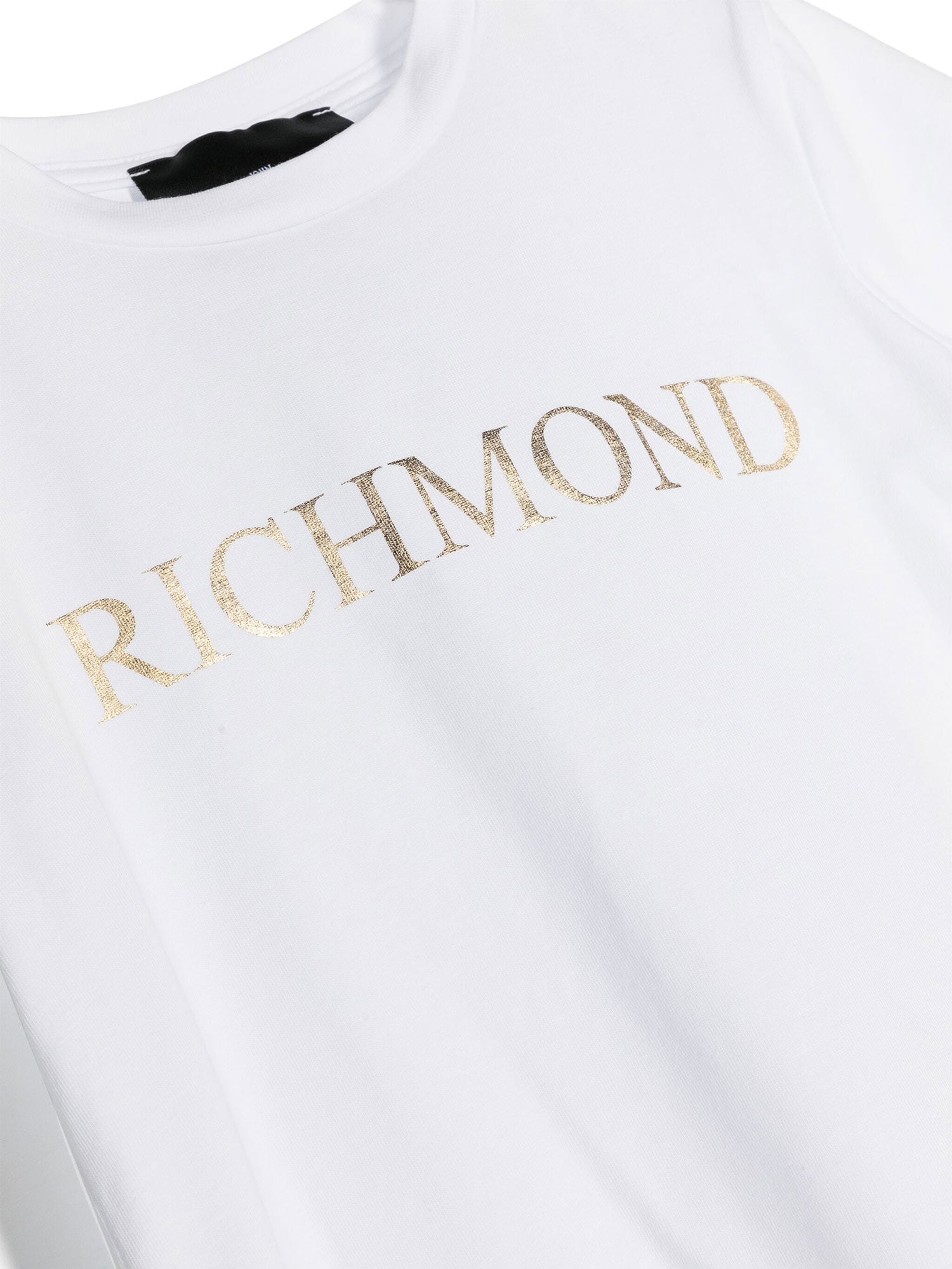 John Richmond Girl's T-shirt with gold logo