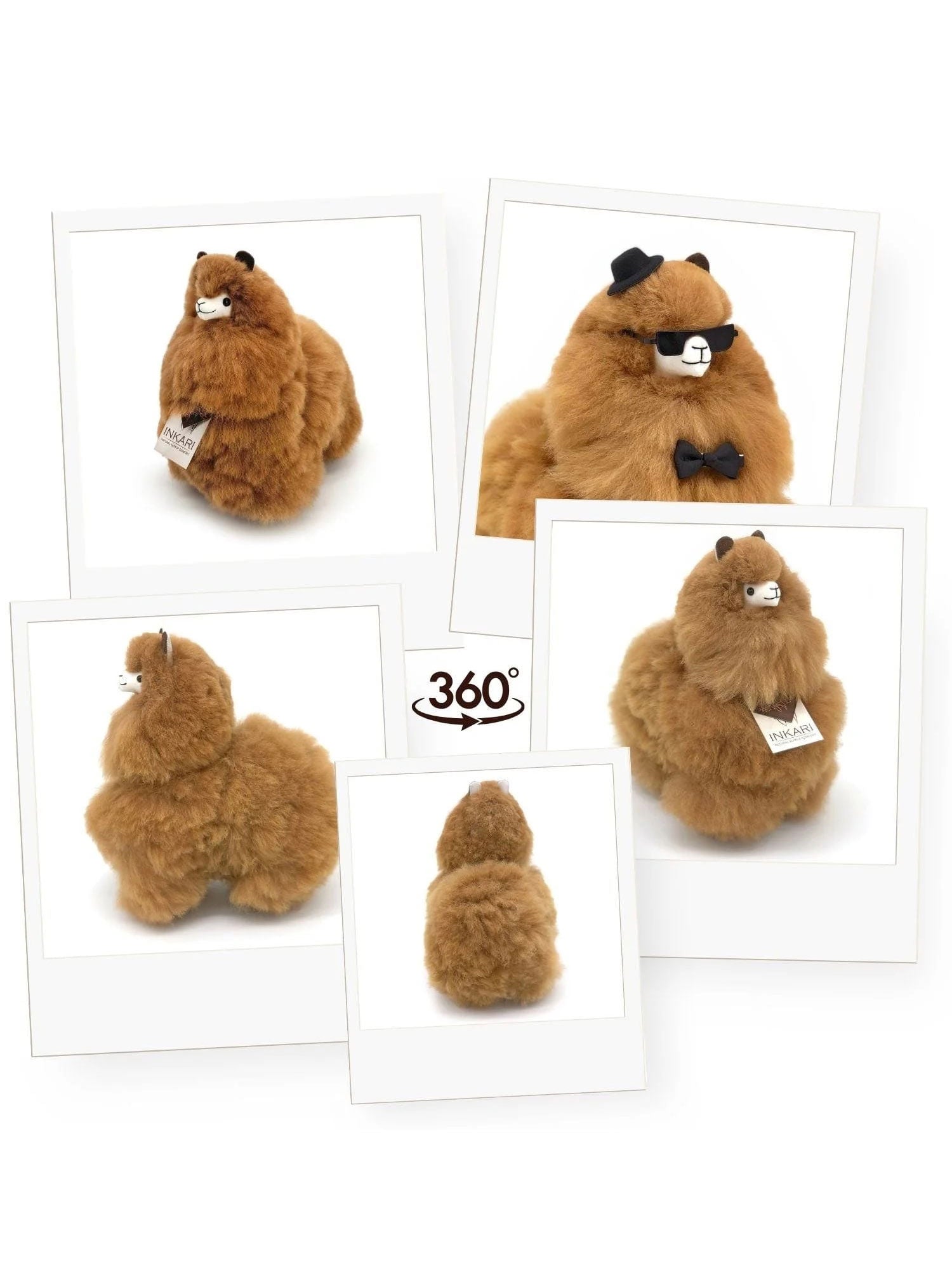 Inkari Alpaca soft toy-HAZELNUT-Large 50cm