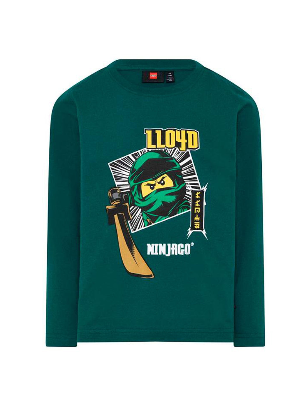 LEGO NINJAGO t-shirt with print-LWTAYLOR 706-827 Green