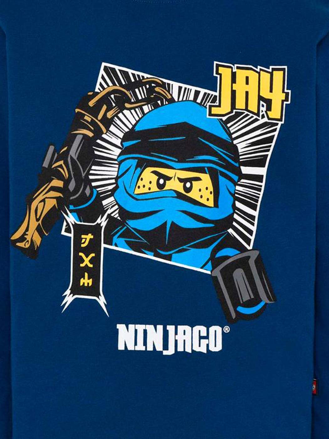 LEGO NINJAGO t-shirt with print-LWTAYLOR 706-577 Blue