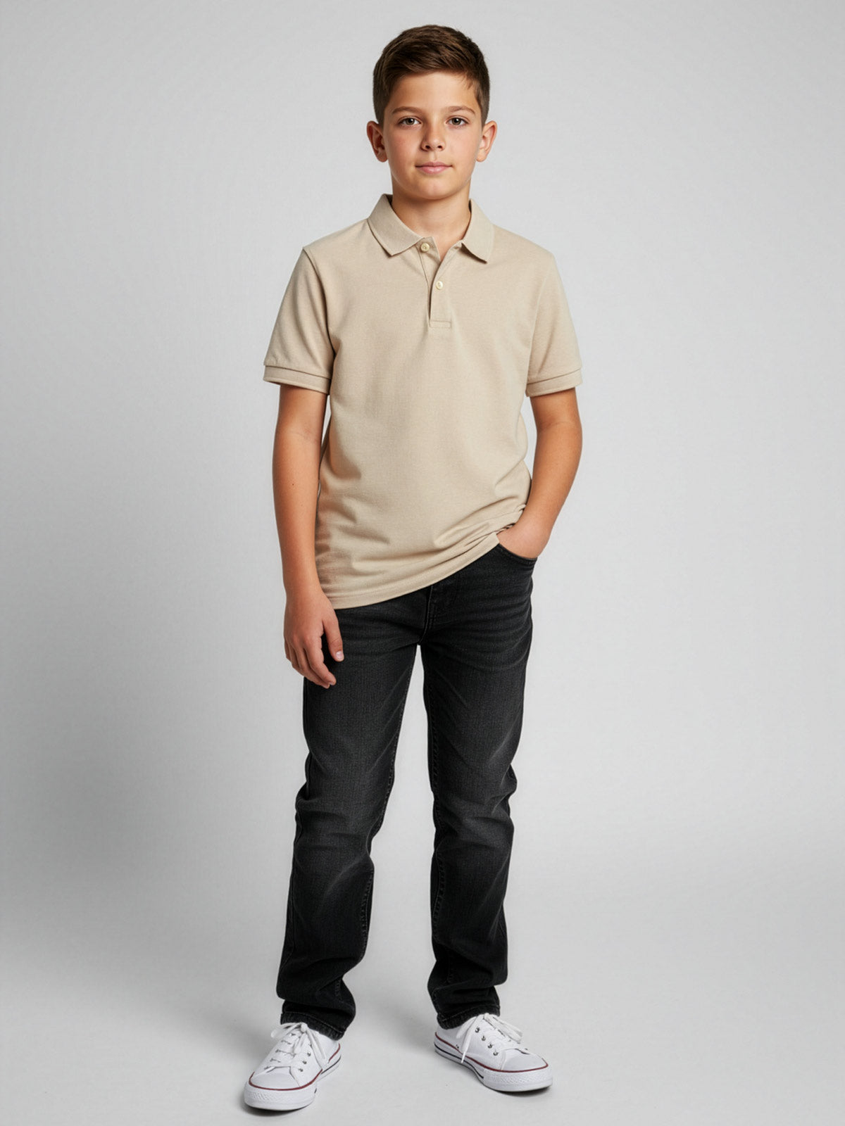 Levi's Boys' black denim pants-N222137-02