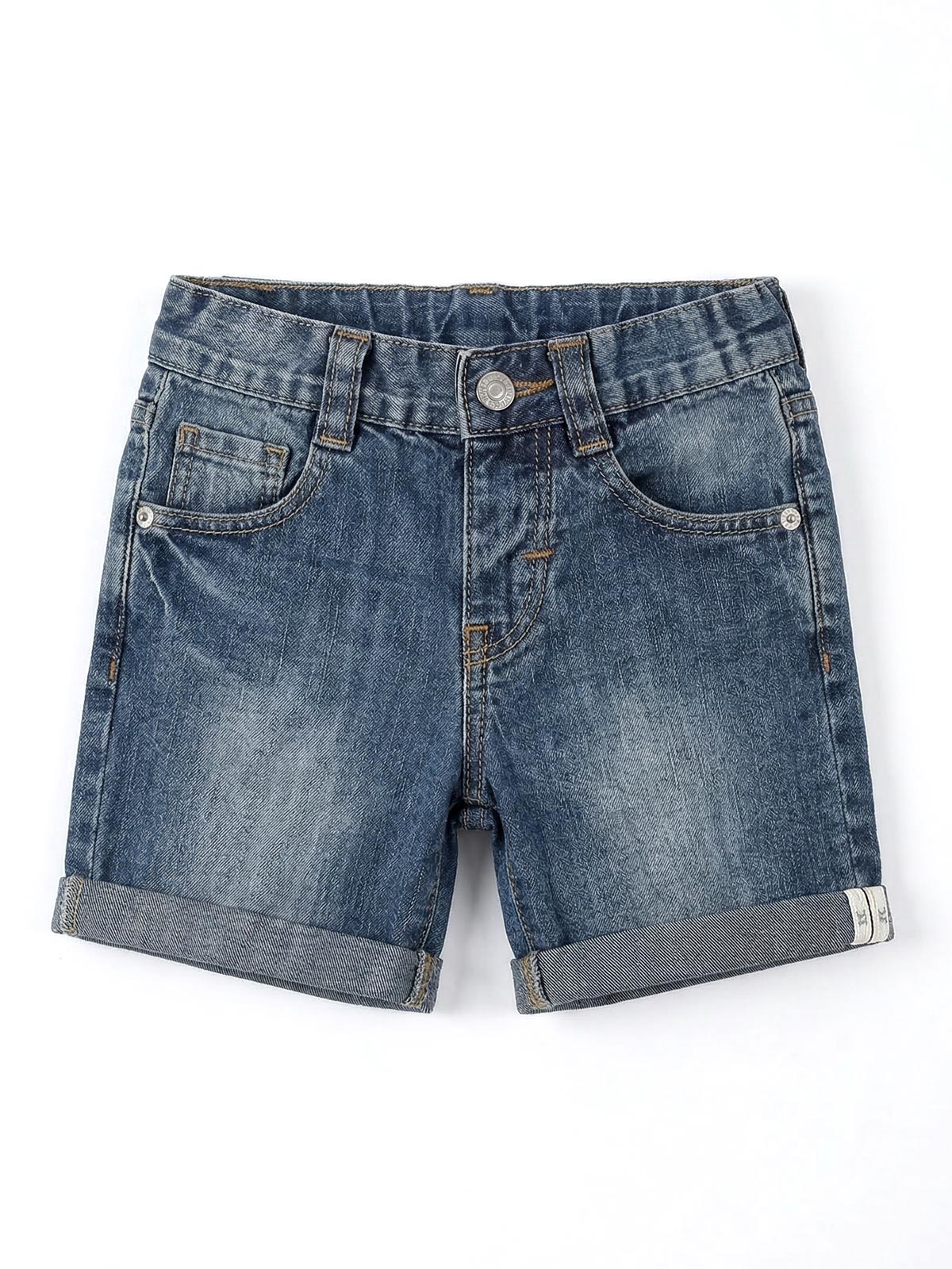 Levi's - Βρεφική βαμβακερή τζιν βερμούδα για κοριτσάκι - N526504