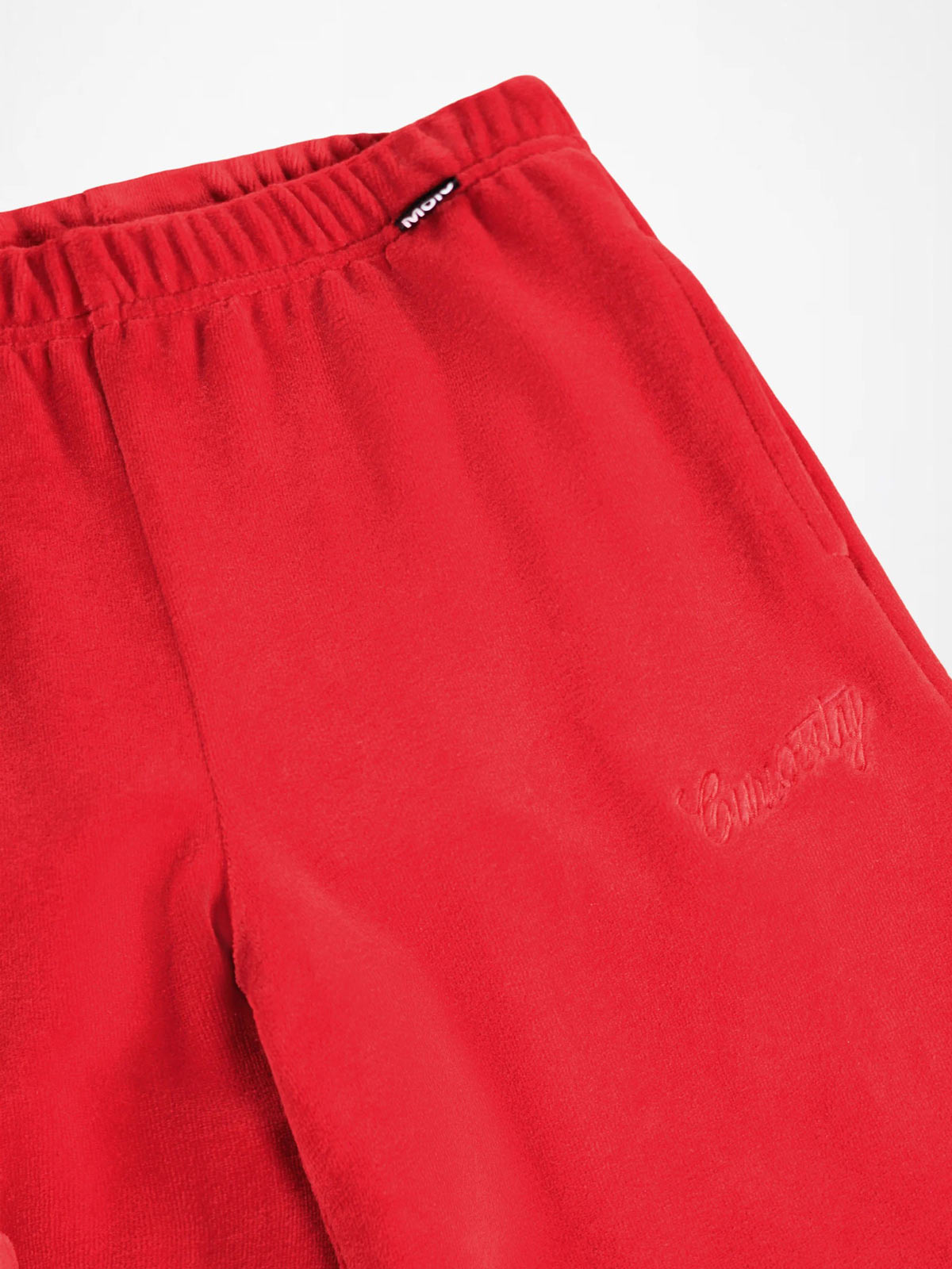 Molo velour red sweatpants-ADRIANA-2W26I20