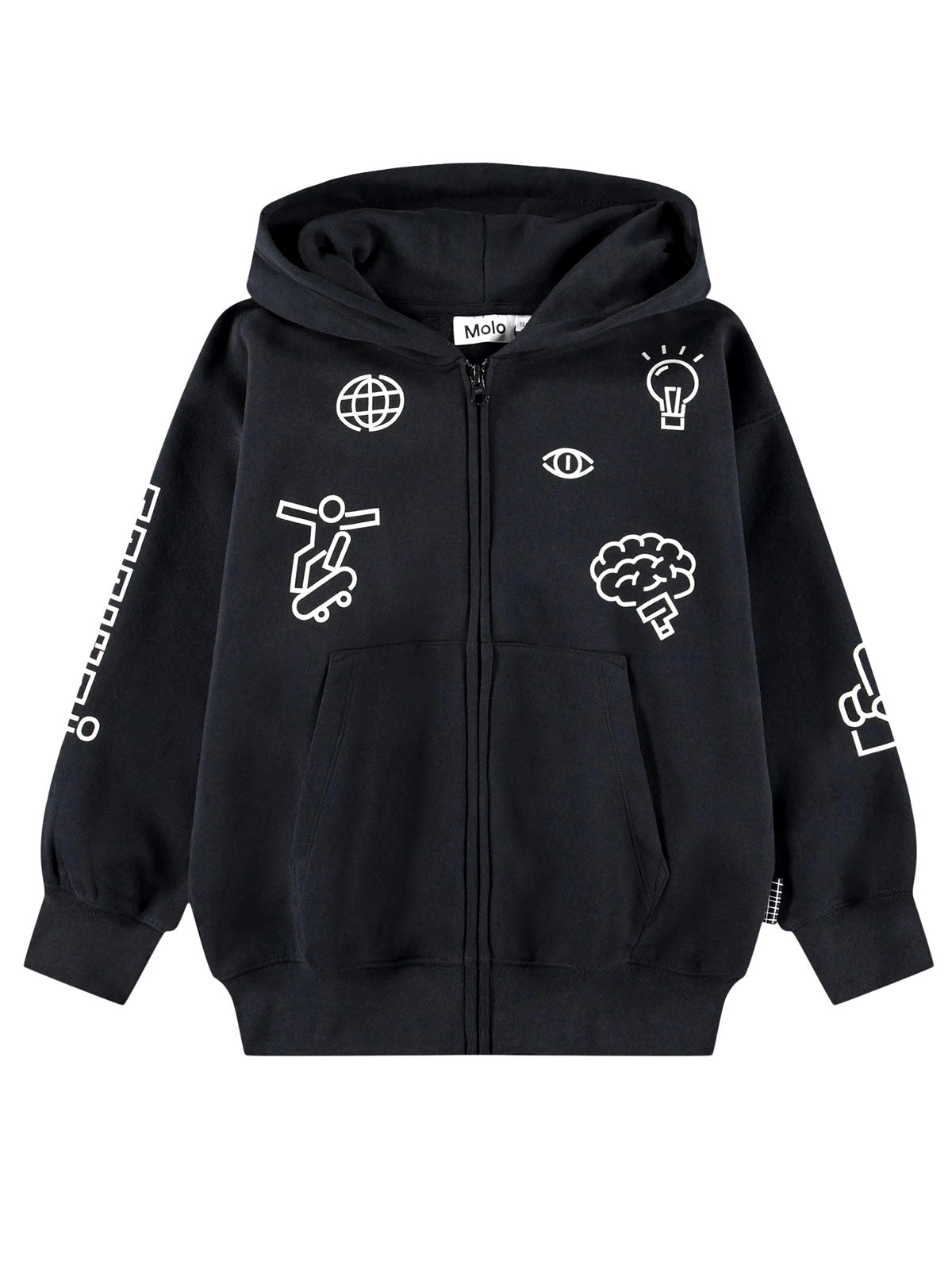 Molo Hoodie sweatshirt with print-Marley-1W26J304