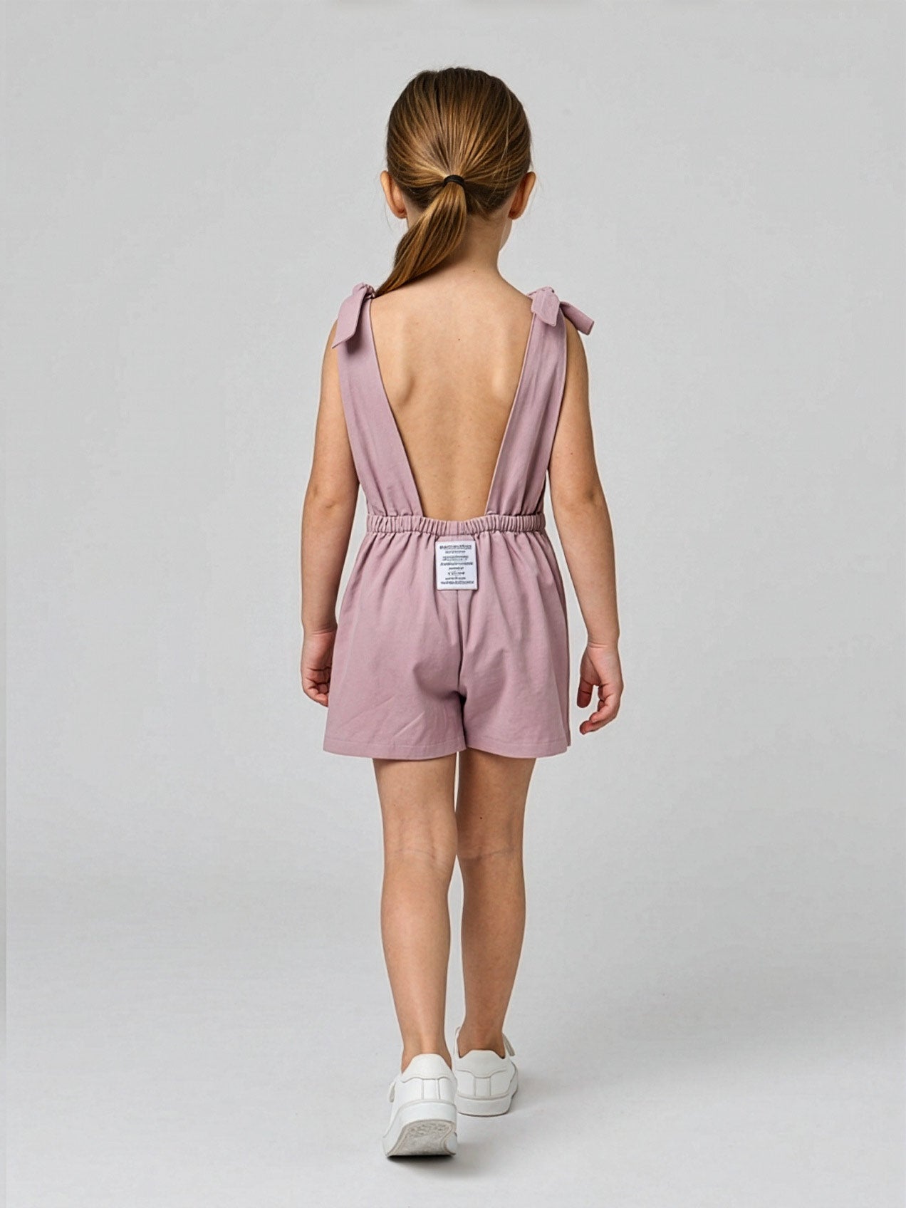 Minimo - Girls jumpsuit-shorts pink-MH30006