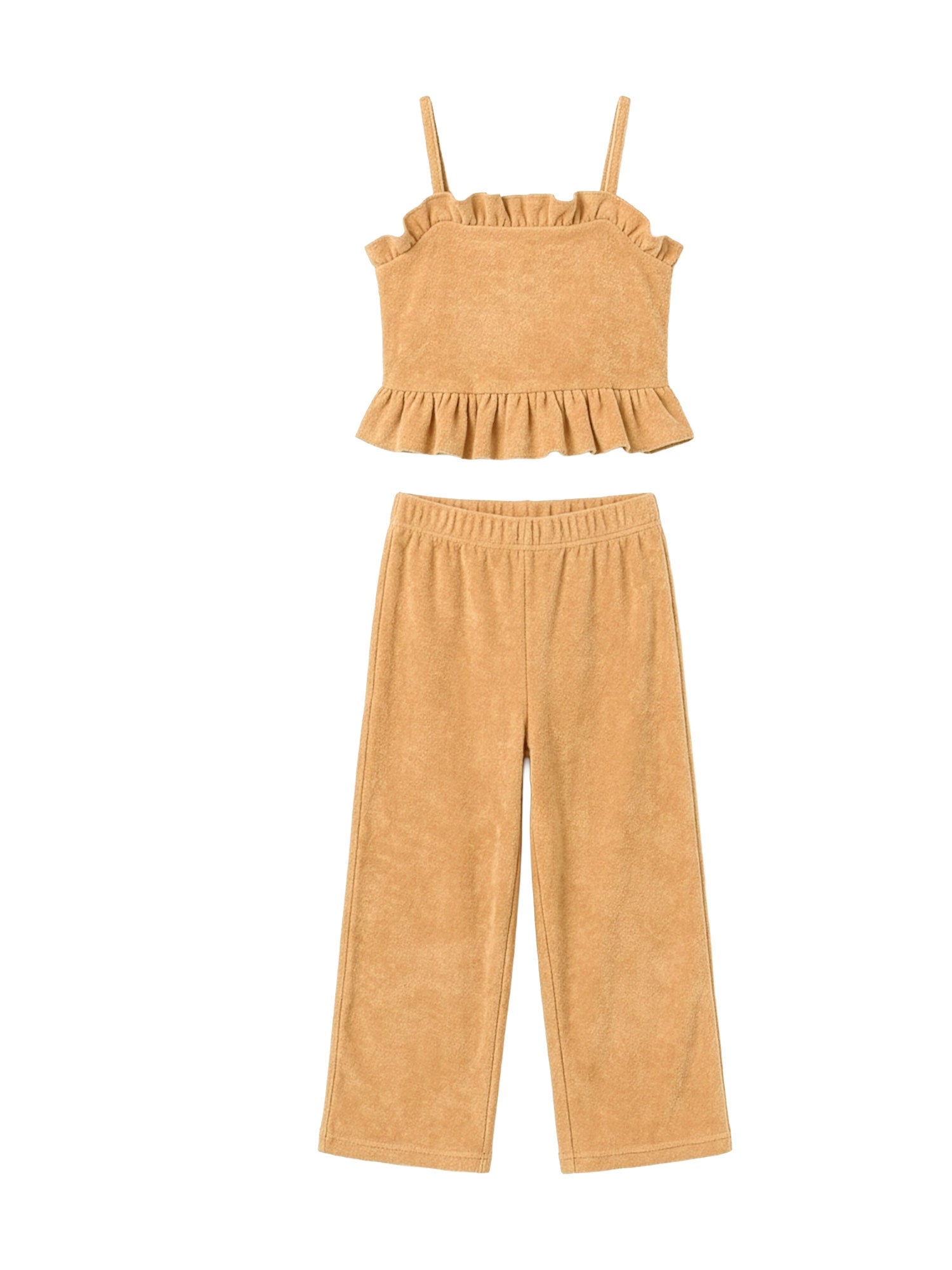 Minimo- Summer set 2pcs-terry top & pants-Orange-MD36006