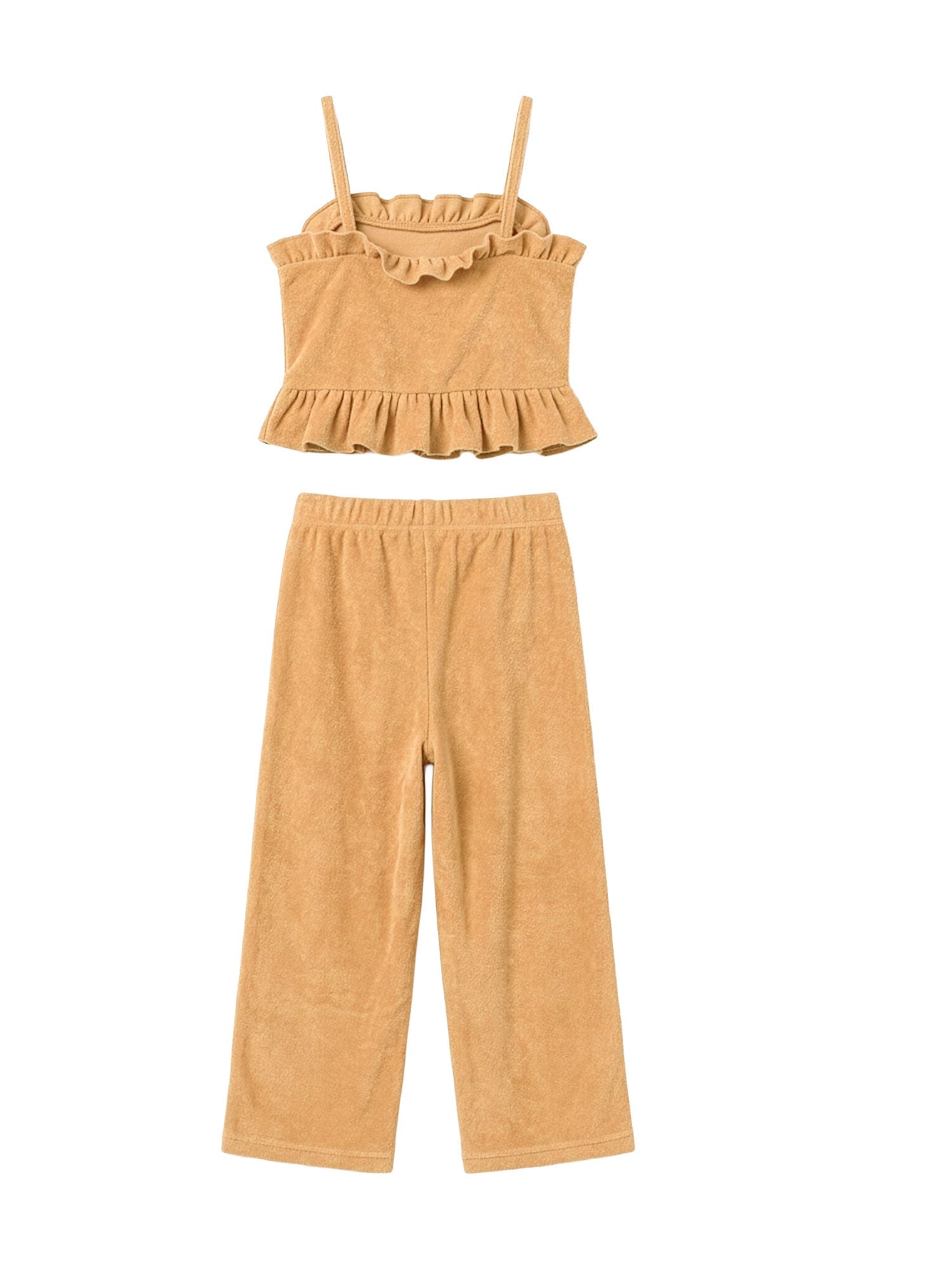 Minimo- Summer set 2pcs-terry top & pants-Orange-MD36006