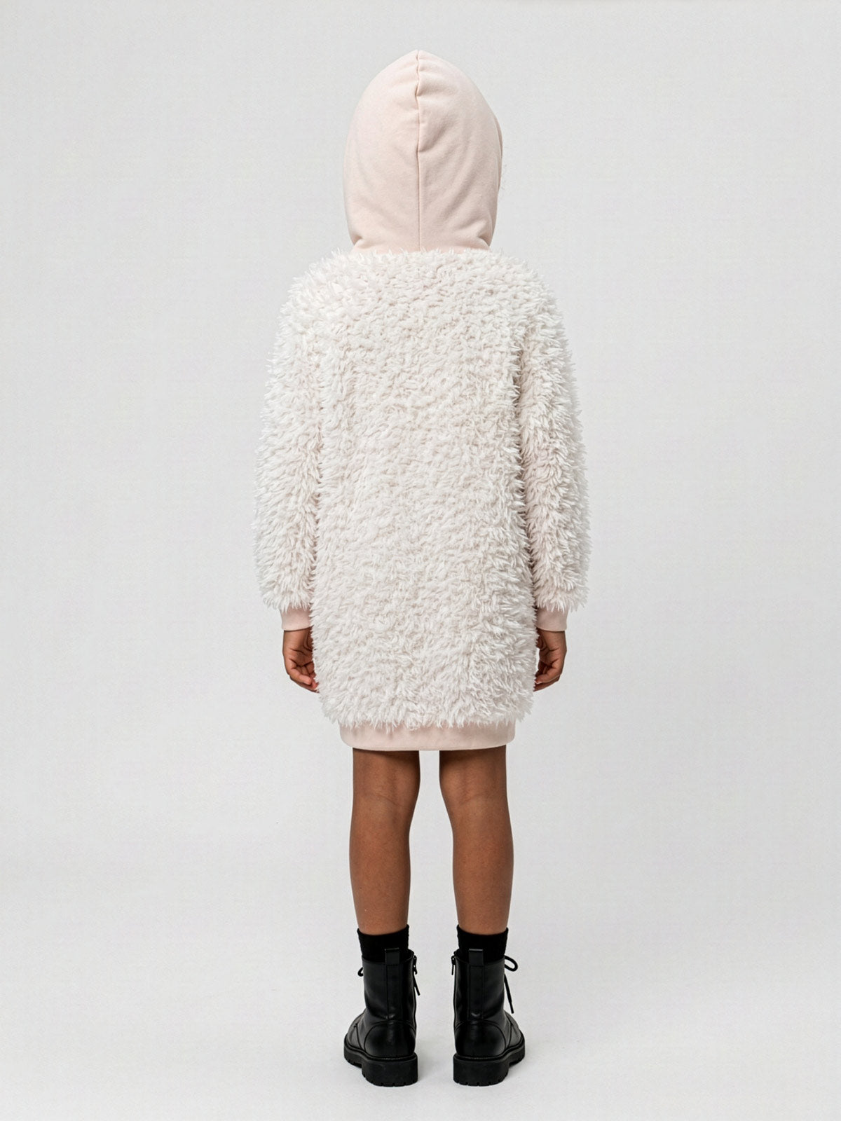 Minimo- Girl's dress with feather details-ME30000