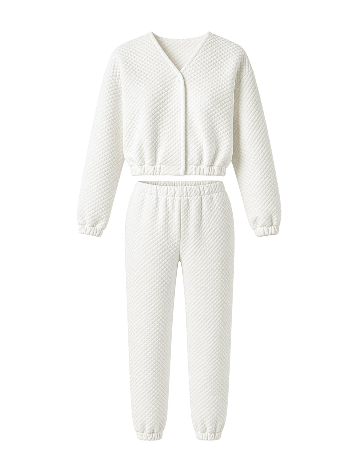 Minimo- Girl's quilted 2pcs set-cardigan and pants -ME36008