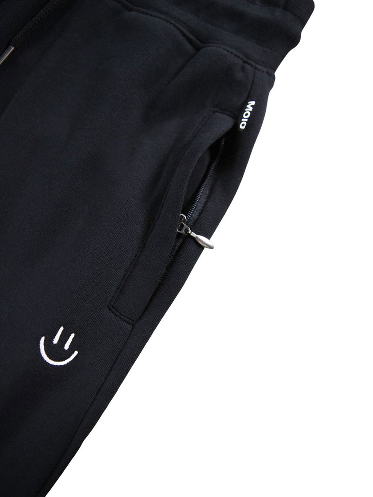 Molo Kid's Black sweatpants Alvar-6W25I202