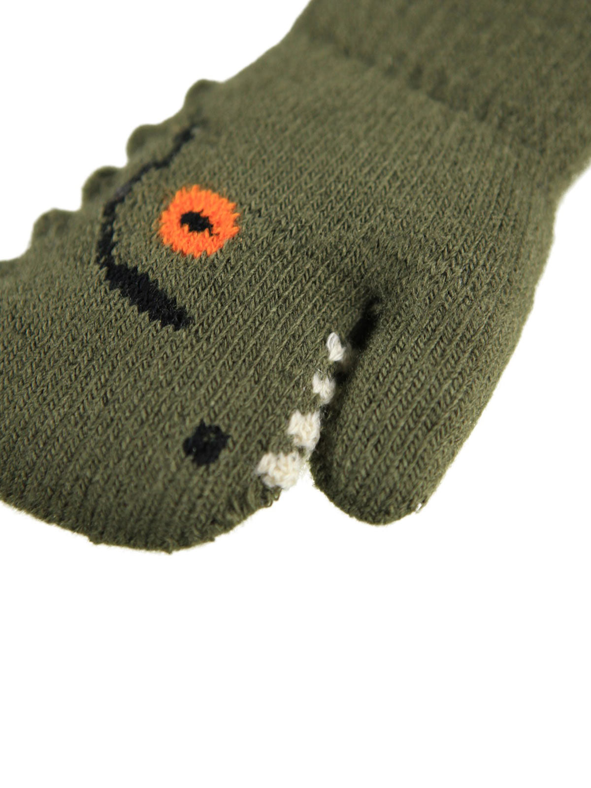 Molo knitted mittens for babies-Dark Green