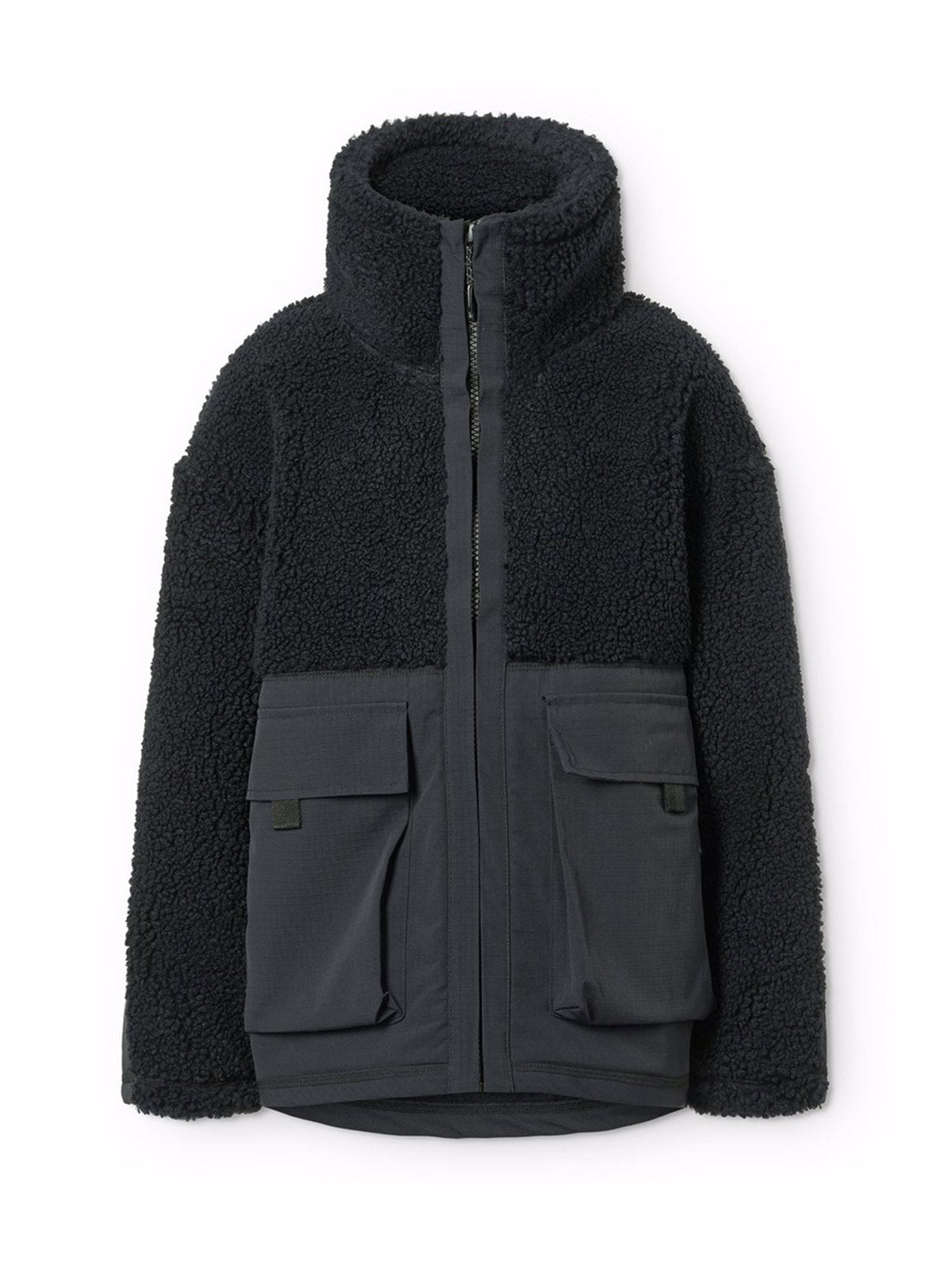 Molo Black fleece jacket for boys Utha-5W25L201