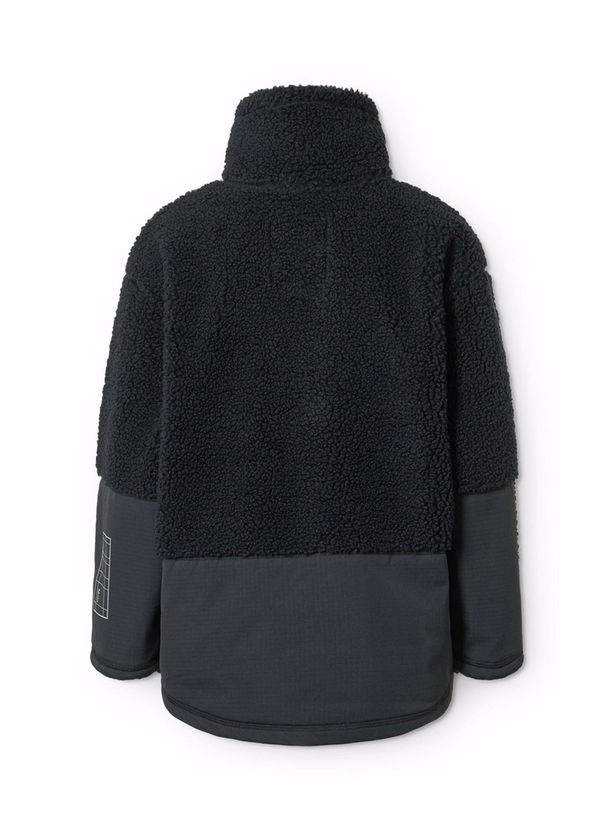 Molo Black fleece jacket for boys Utha-5W25L201