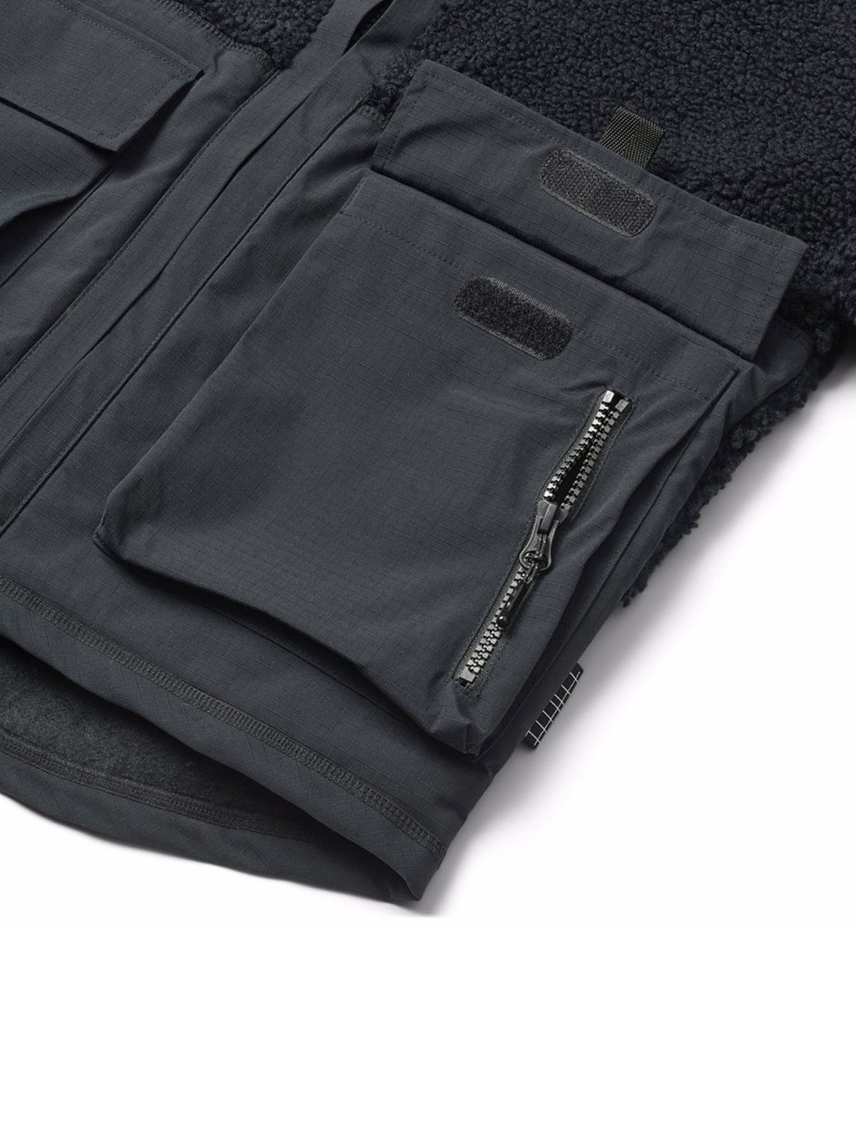 Molo Black fleece jacket for boys Utha-5W25L201