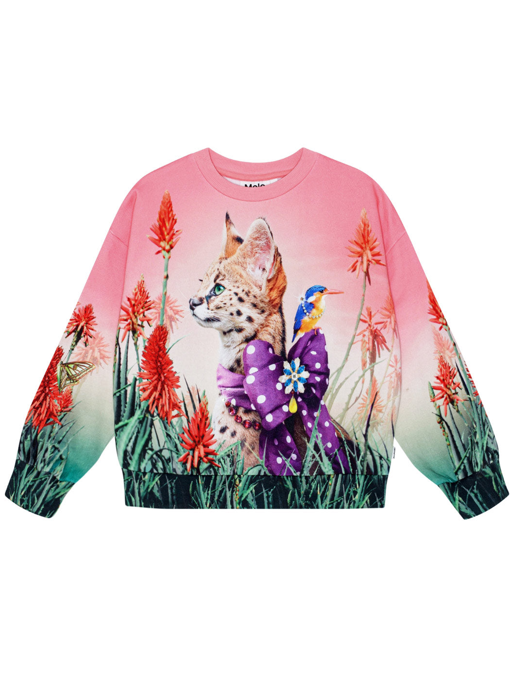 Molo Girls sweater with graphic print
