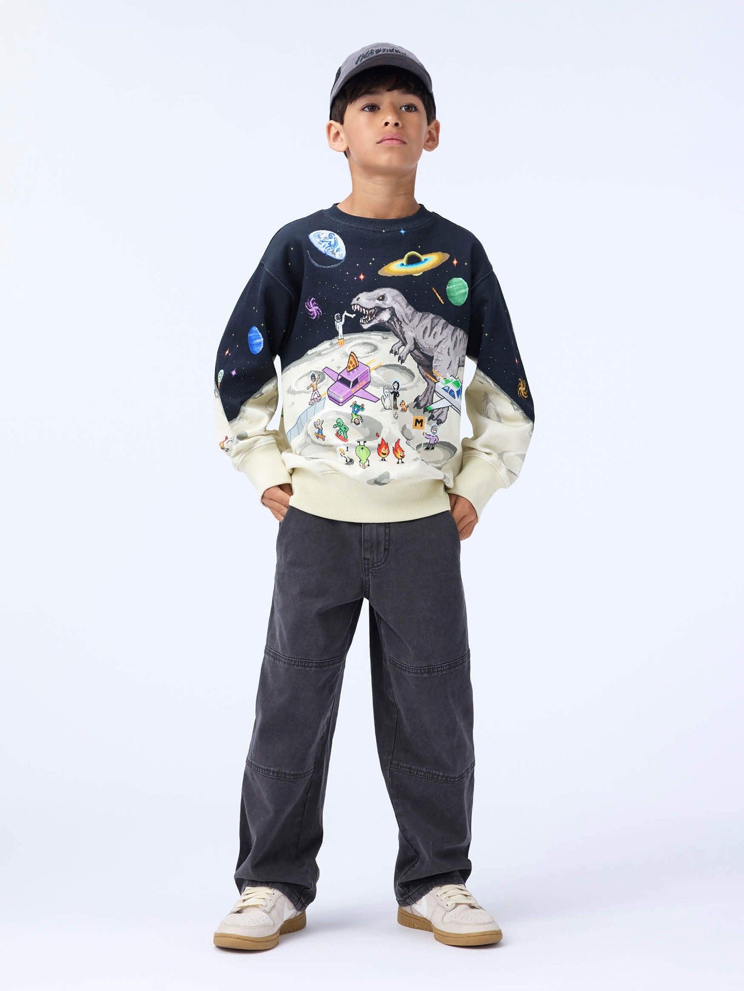 Molo boy's cotton sweatshirt Mattis-1W25J203