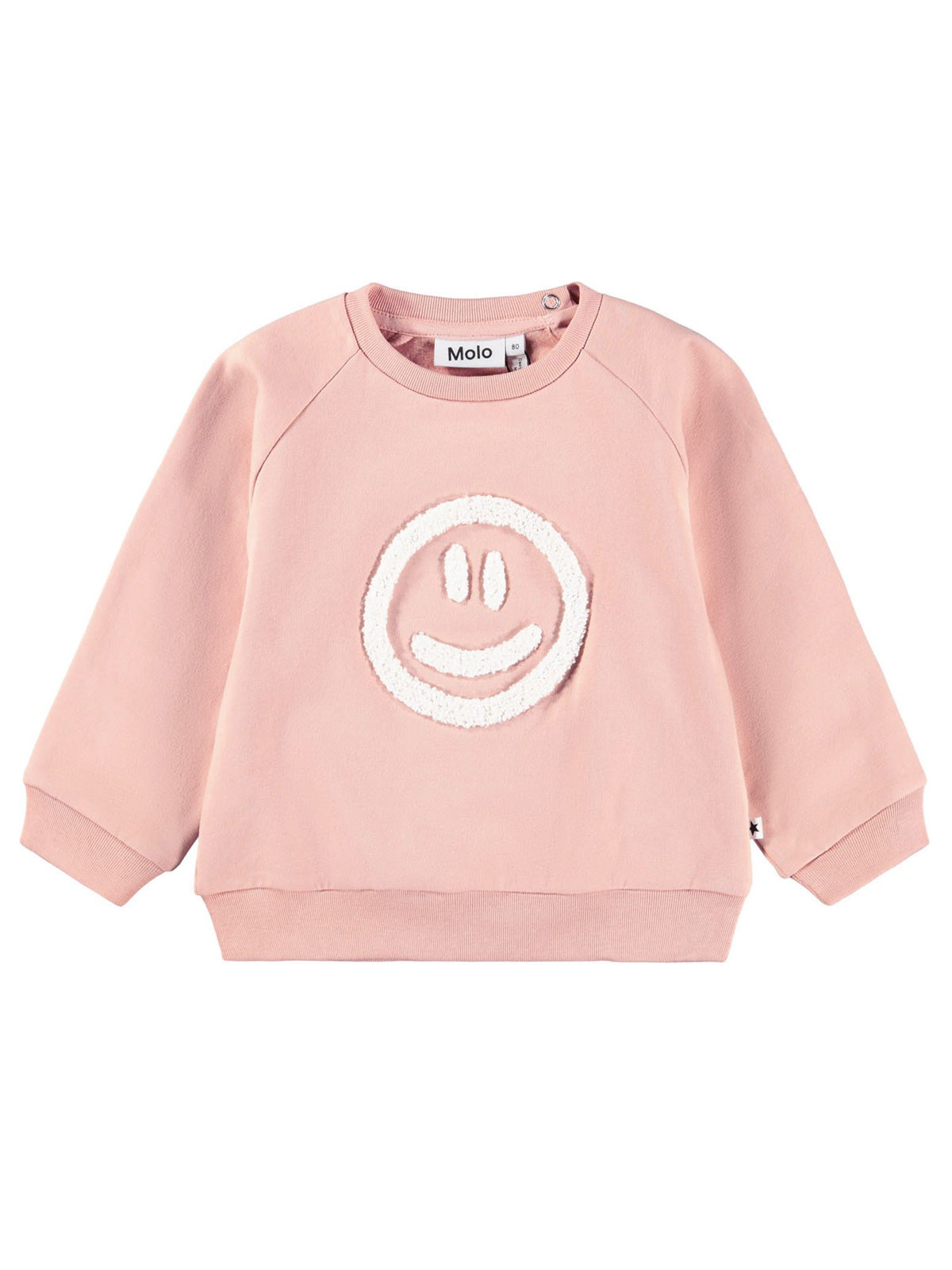 Molo Βρεφικό βαμβακερό Φούτερ Rose Cloud