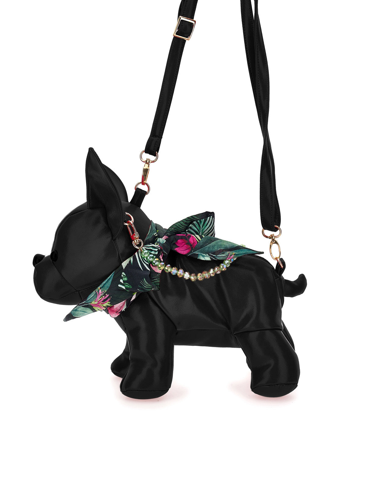 Monnalisa puppy handbag-Black