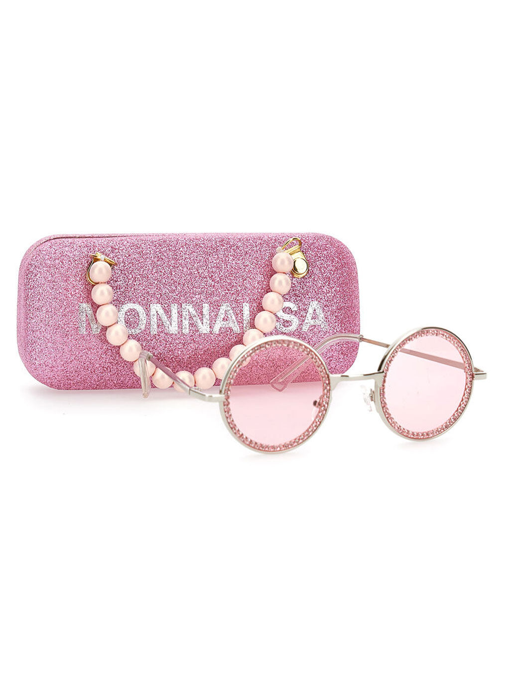 Rhinestone sunglasses 17C065-Pink