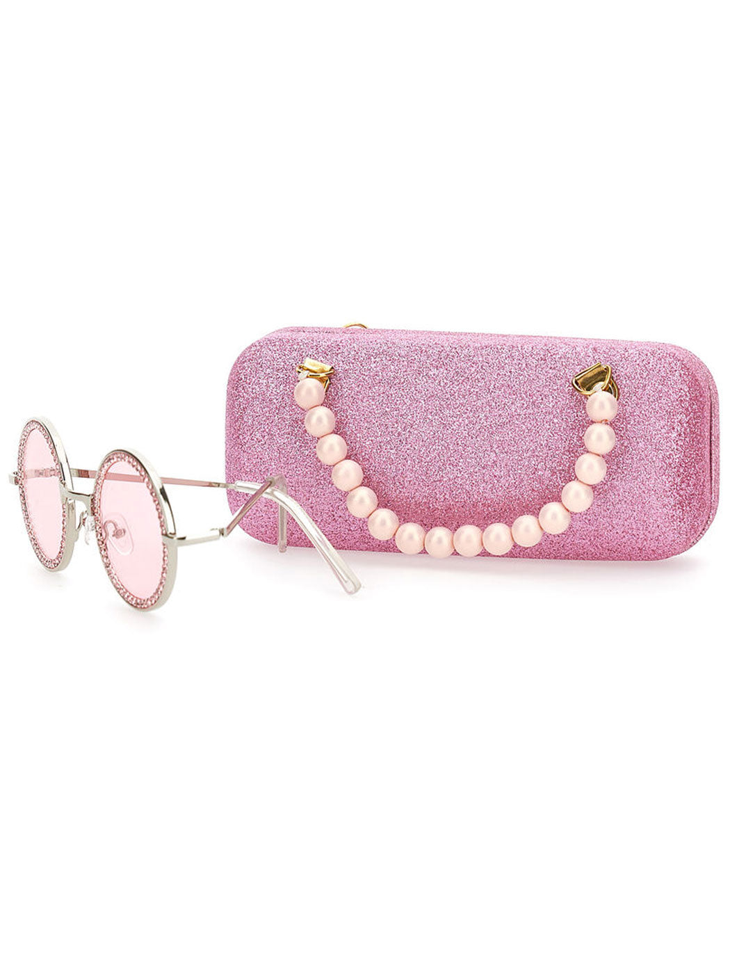 Rhinestone sunglasses 17C065-Pink