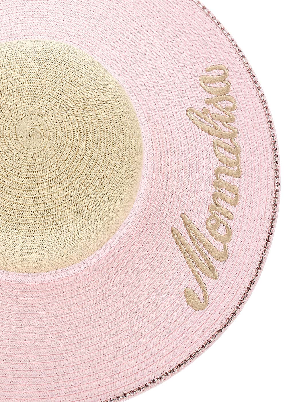 Monnalisa Hat with embroidered logo-17C064