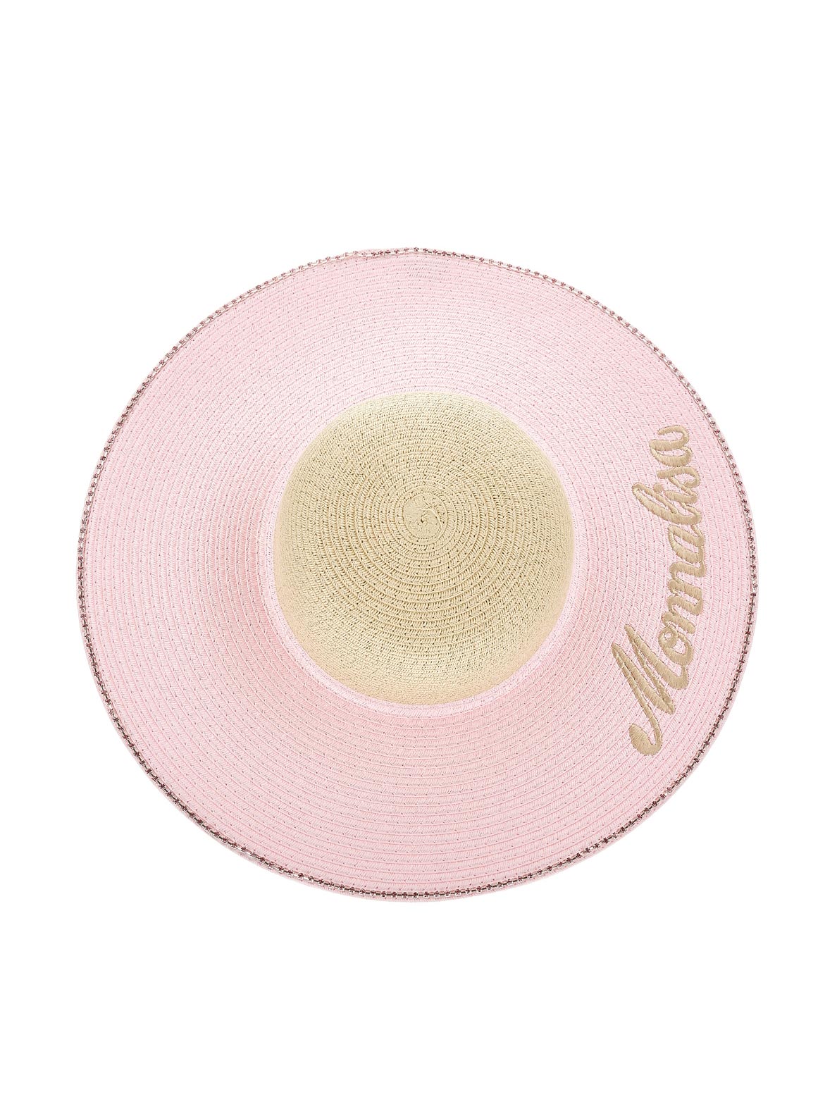 Monnalisa Hat with embroidered logo-17C064