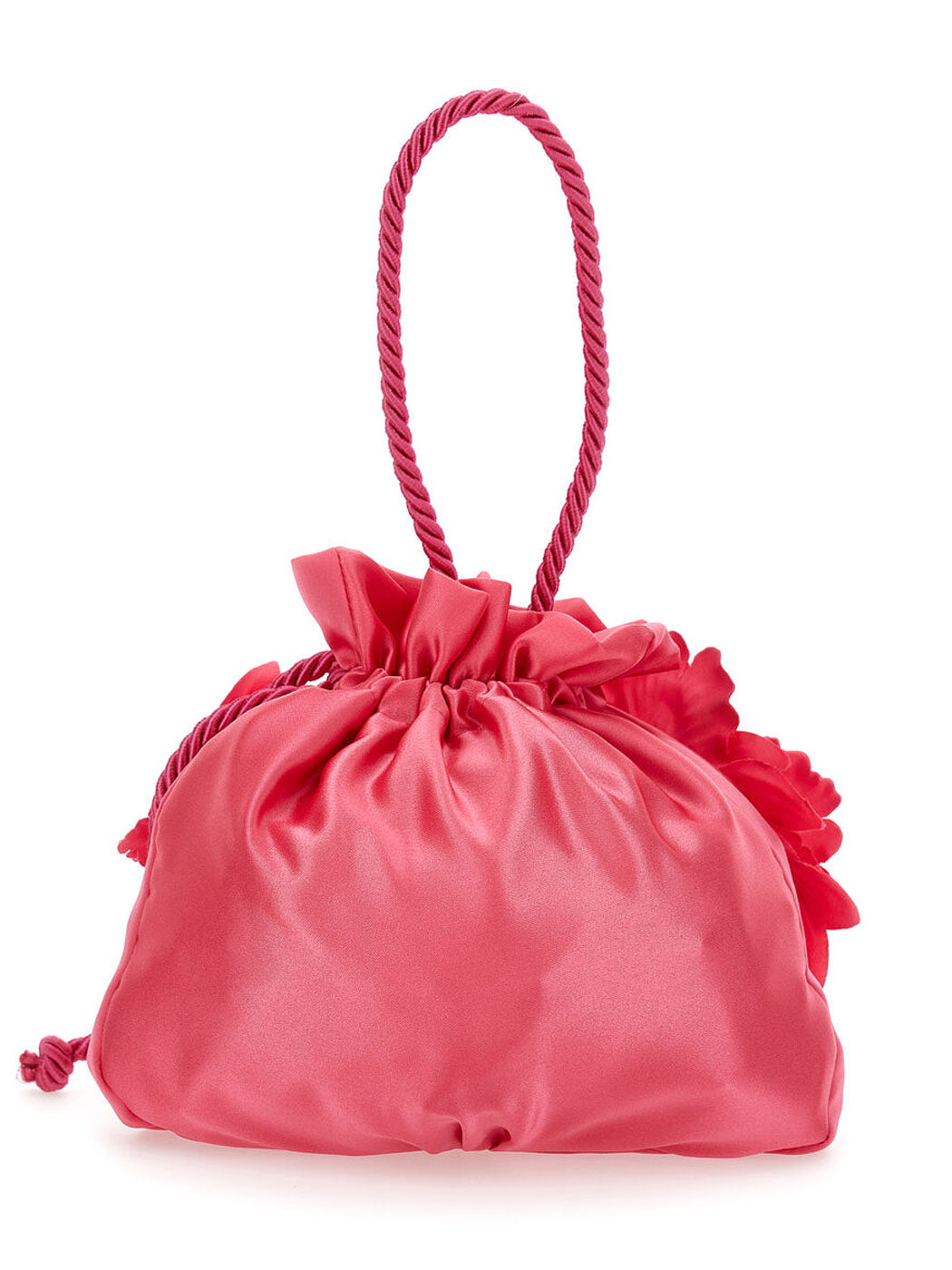 Monnalisa Satin handbag-Pouch-red