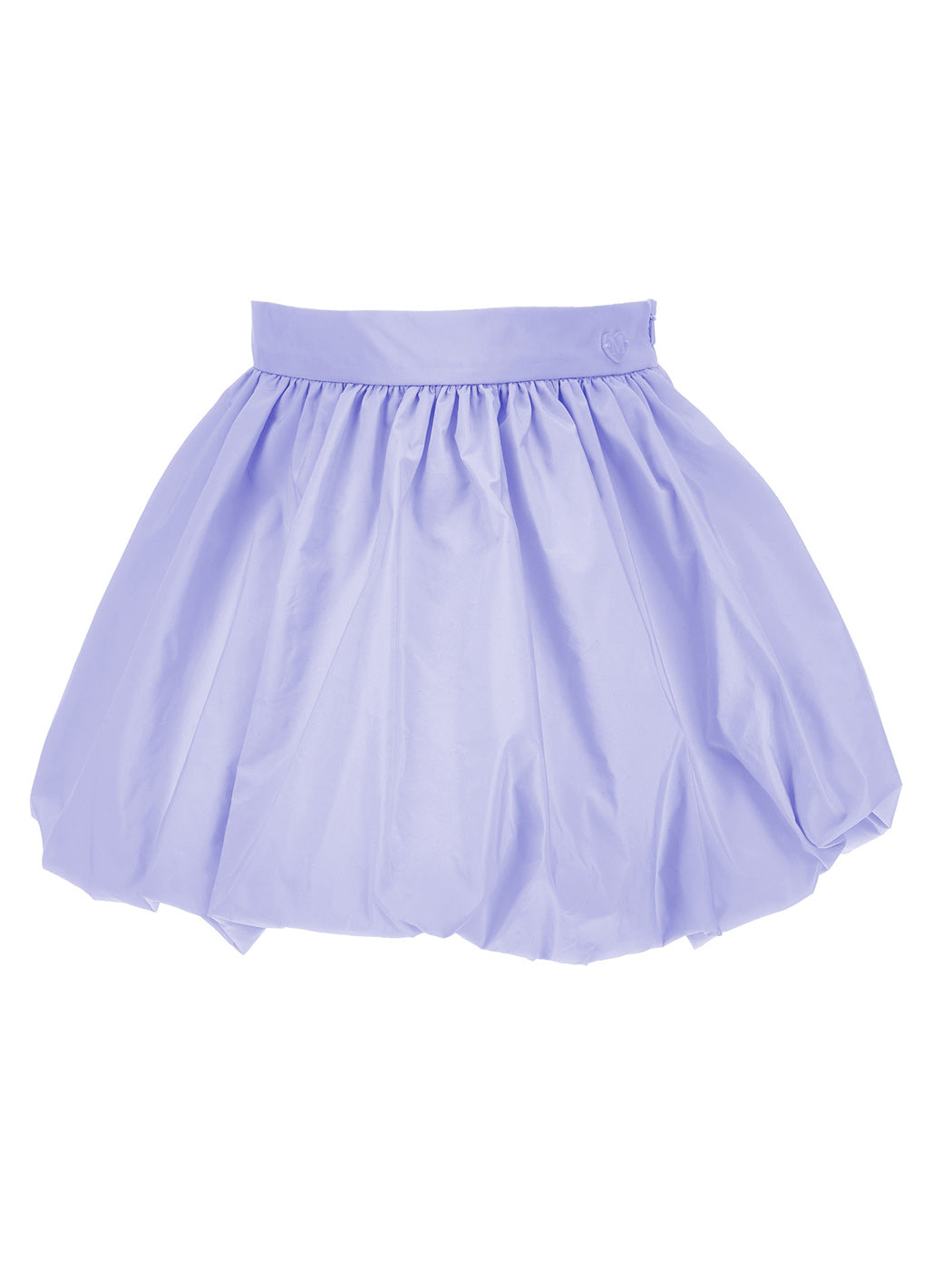 Monnalisa Puffball taffeta skirt-Lilac