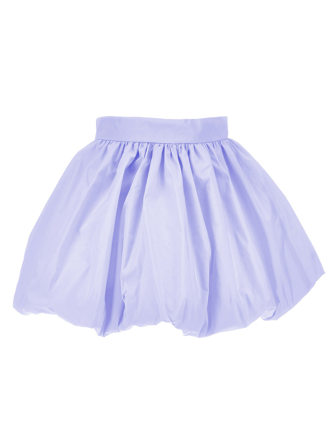Monnalisa Puffball taffeta skirt-Lilac