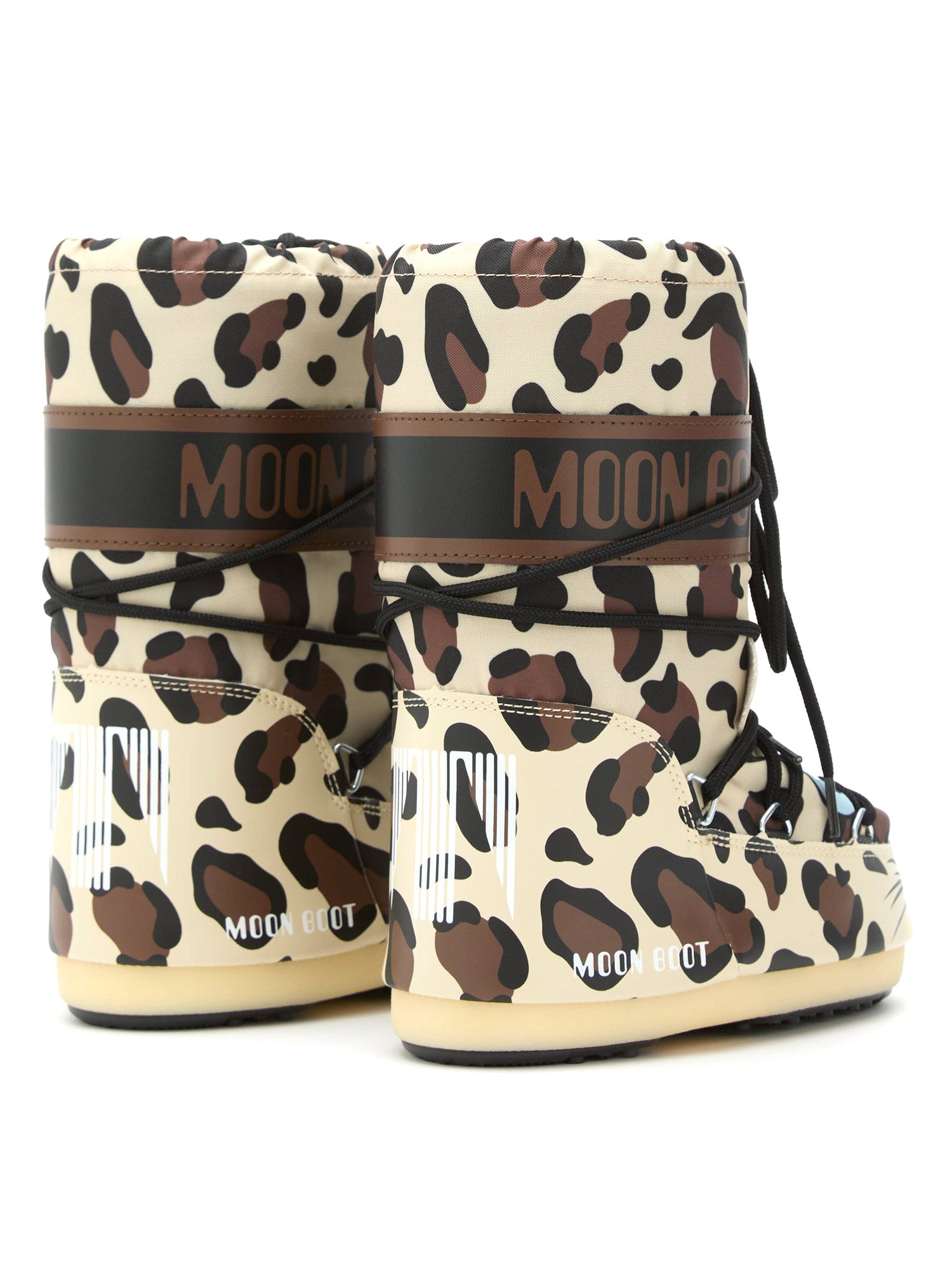 Moon Boot Kids- Icon Junior Leopard Boots