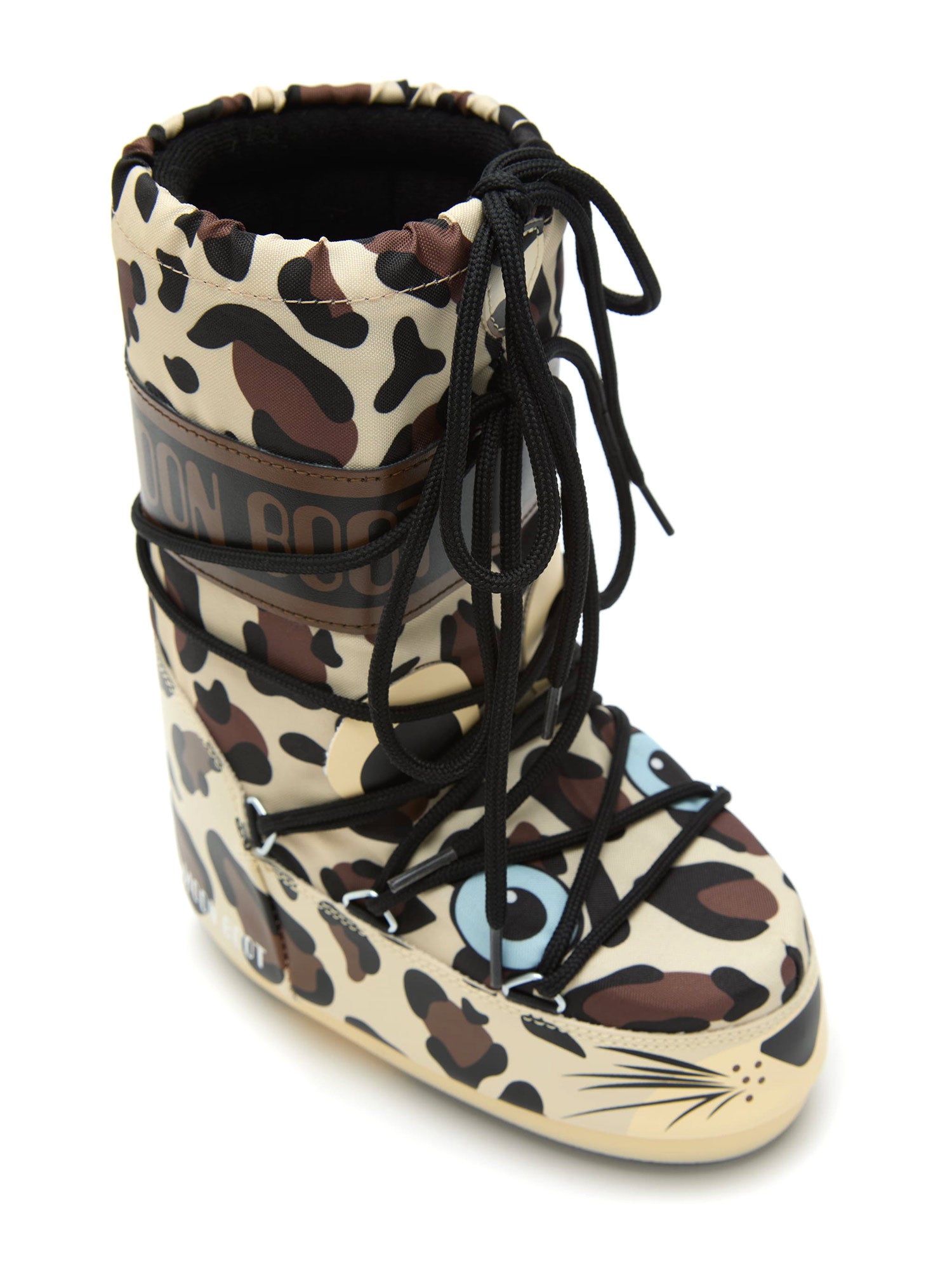 Moon Boot Kids- Icon Junior Leopard Boots