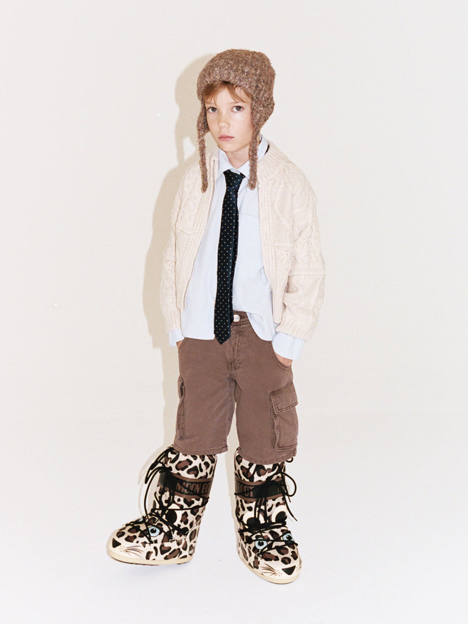 Moon Boot Kids- Icon Junior Leopard Boots