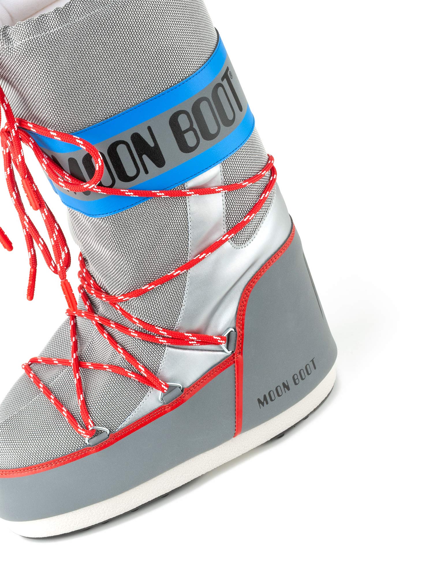 Moon Boot Kids- Icon Space Racing Sliver