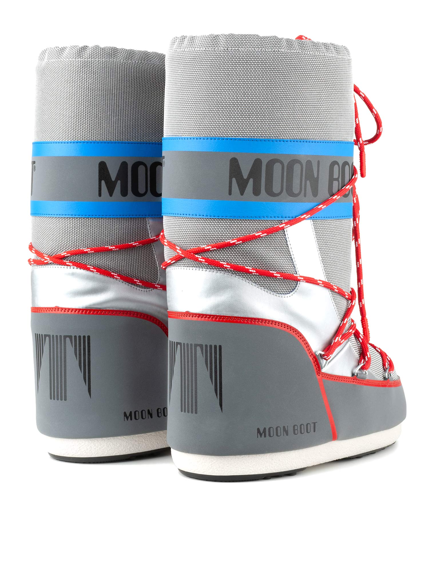 Moon Boot Kids- Icon Space Racing Sliver