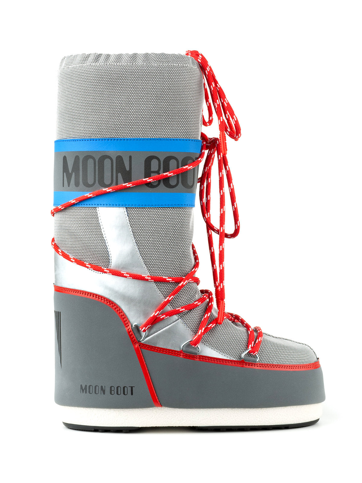 Moon Boot Kids- Icon Space Racing Sliver
